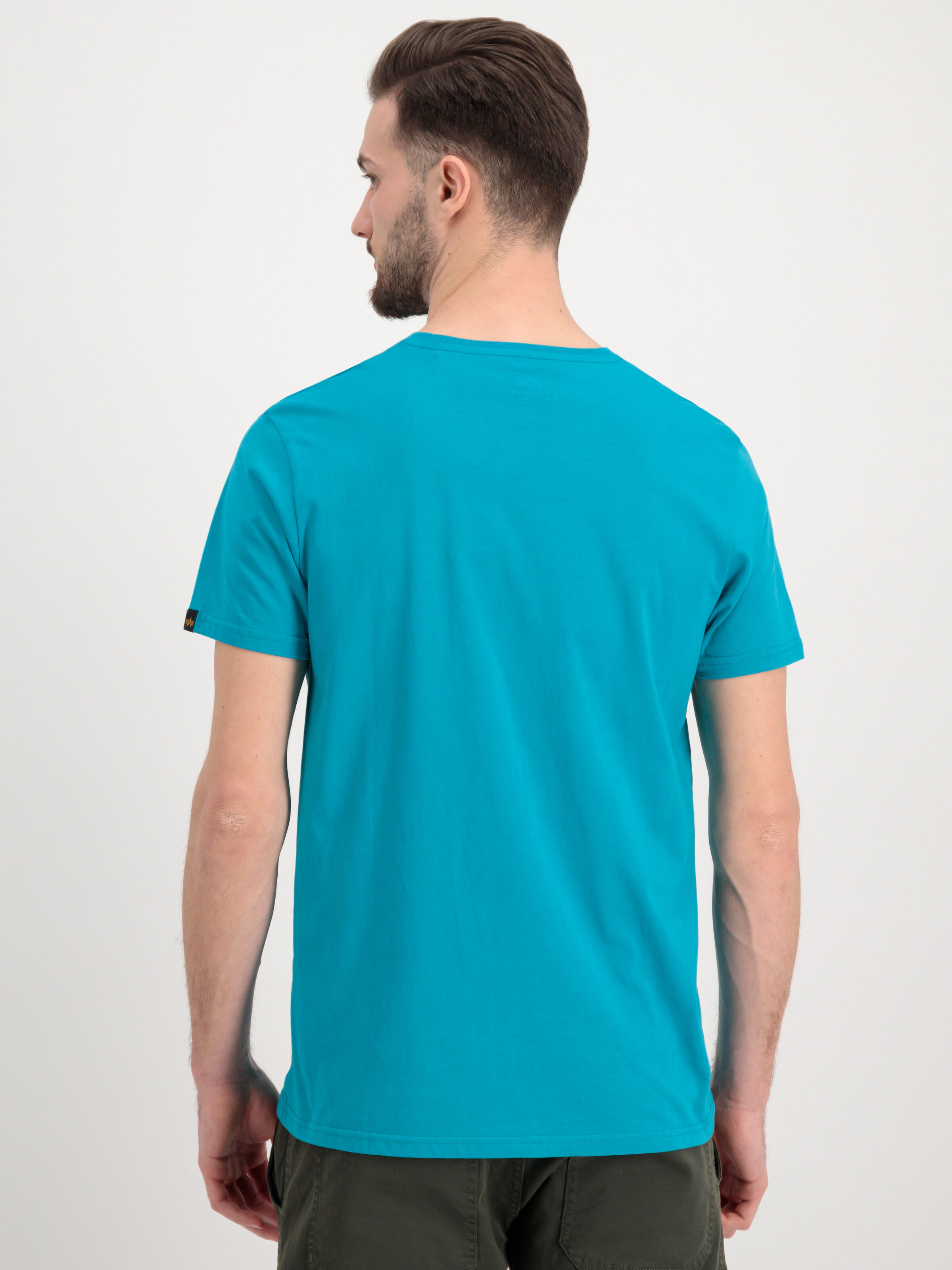 Basic Big Logo T-Shirt blue lagoon 100501_576_alpha_industries_basic_t_002_182288