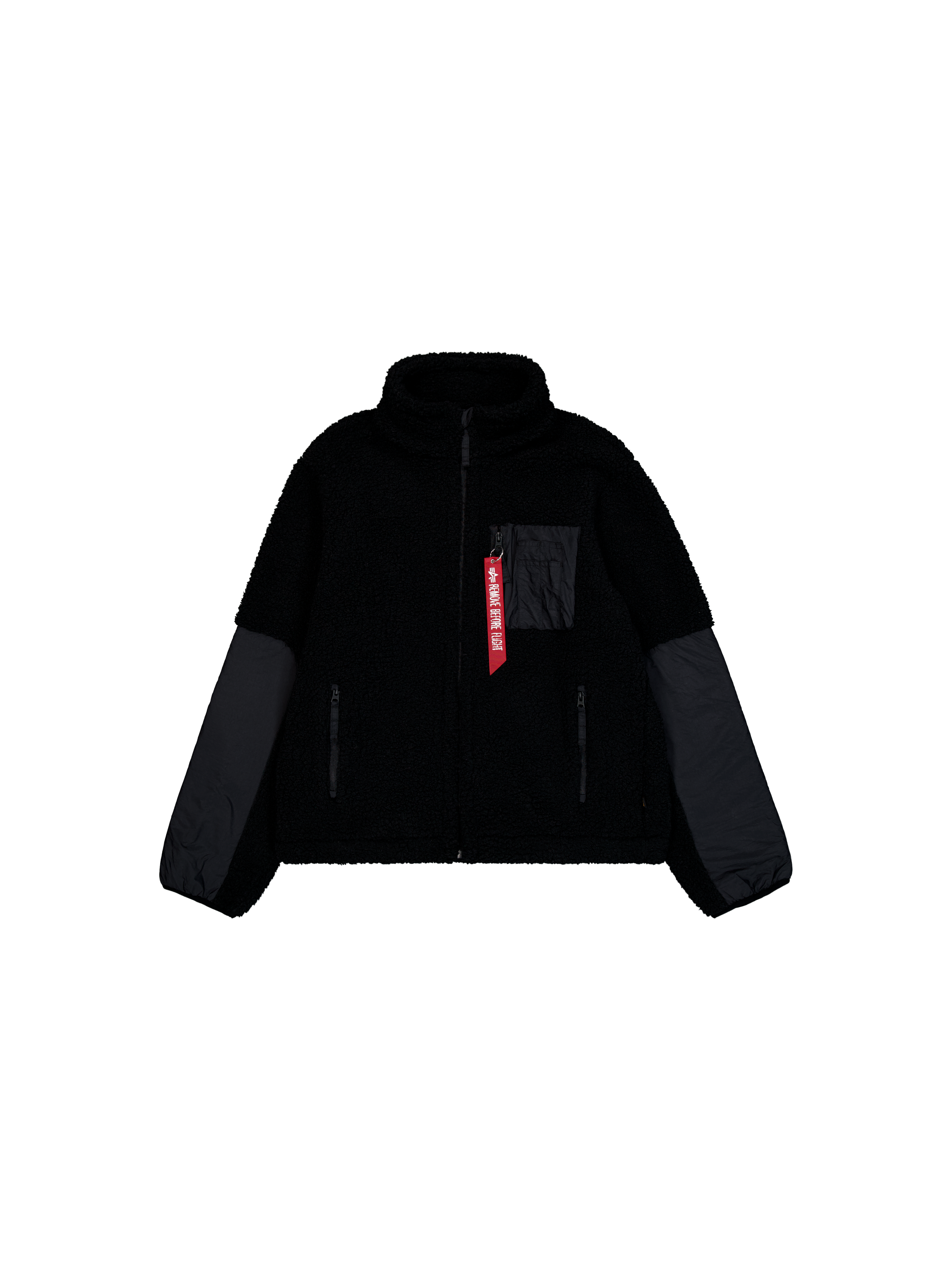 Sherpa Zip-Jacket black 148118_03_1_flatlay_00001_99017.png