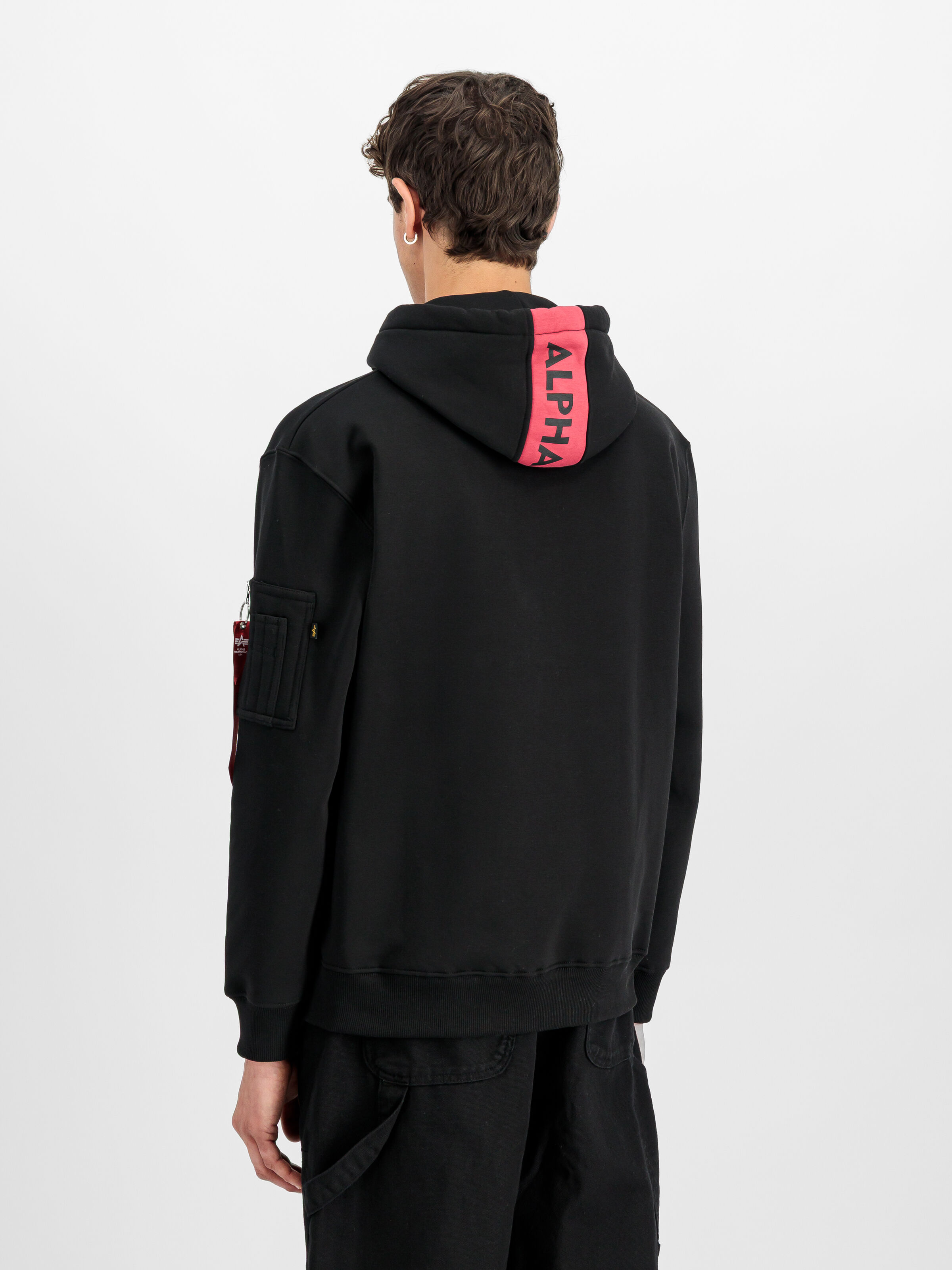 Red Stripe Hoodie black 178314_03_2_model_00003_189650