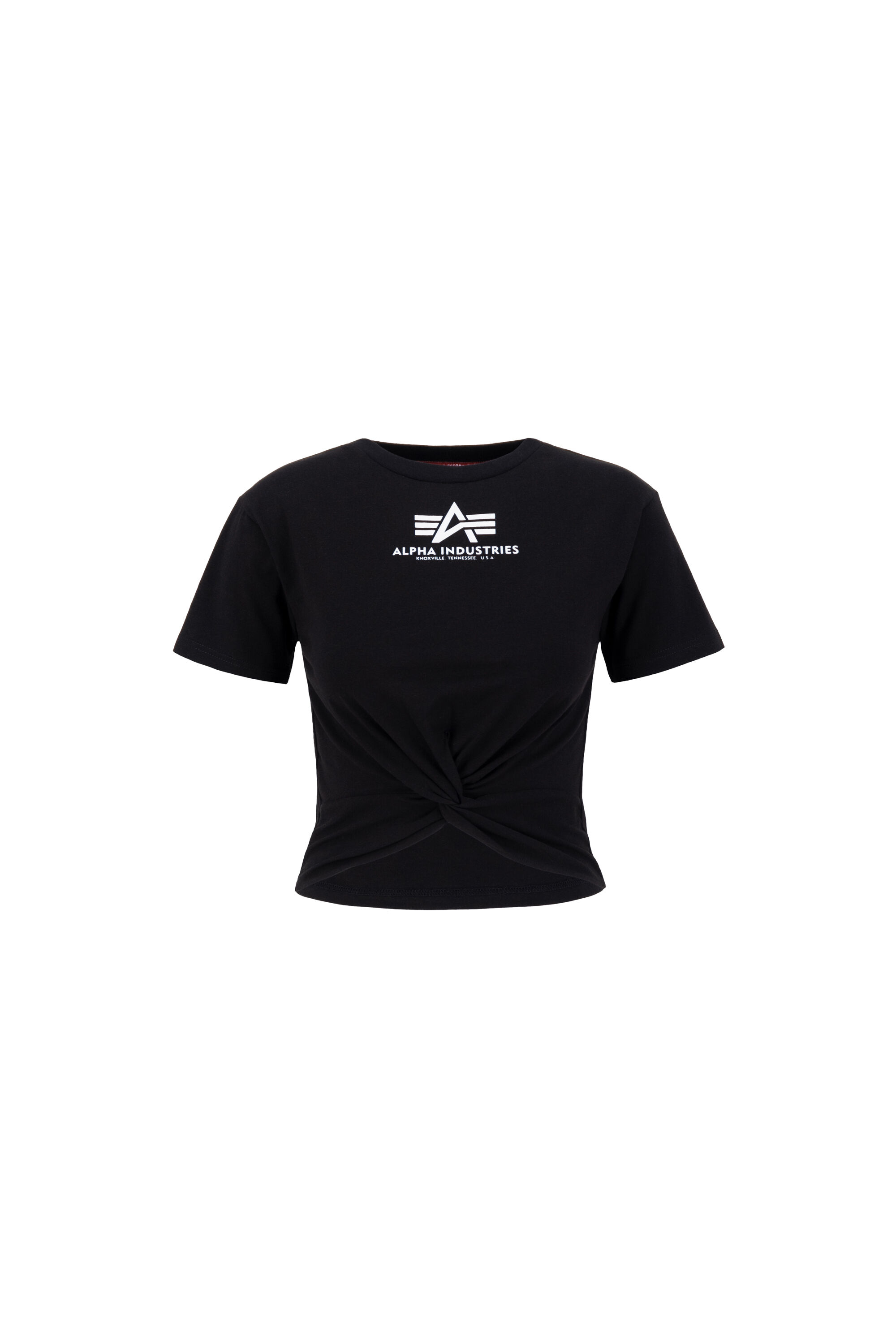 Knotted Crop Women T-Shirt black 136067_03_01_123695.jpg