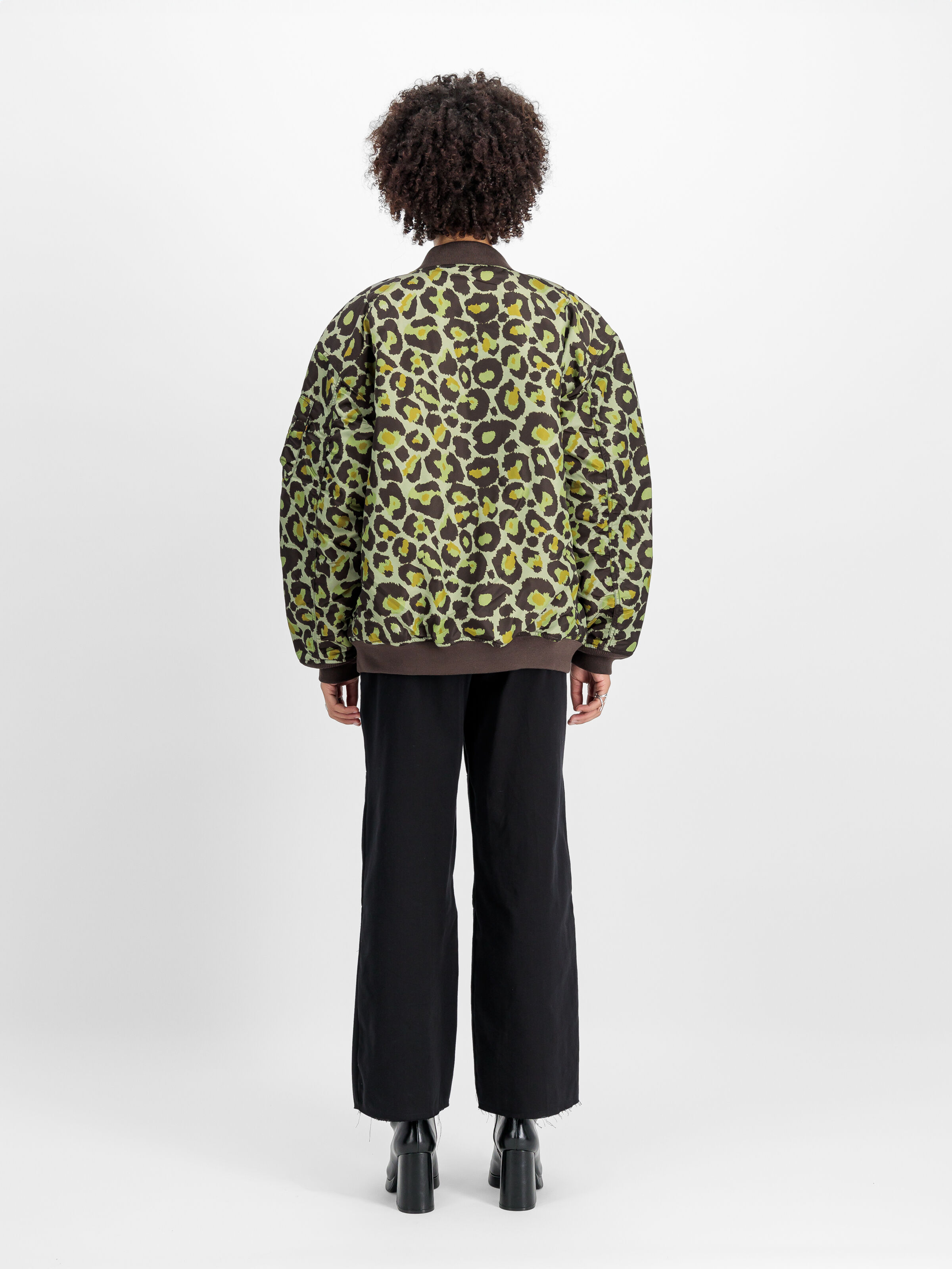MA-1 Core Camo Bomber Jacket Women olive leo camo 108010C_732_2_model_00002_106984