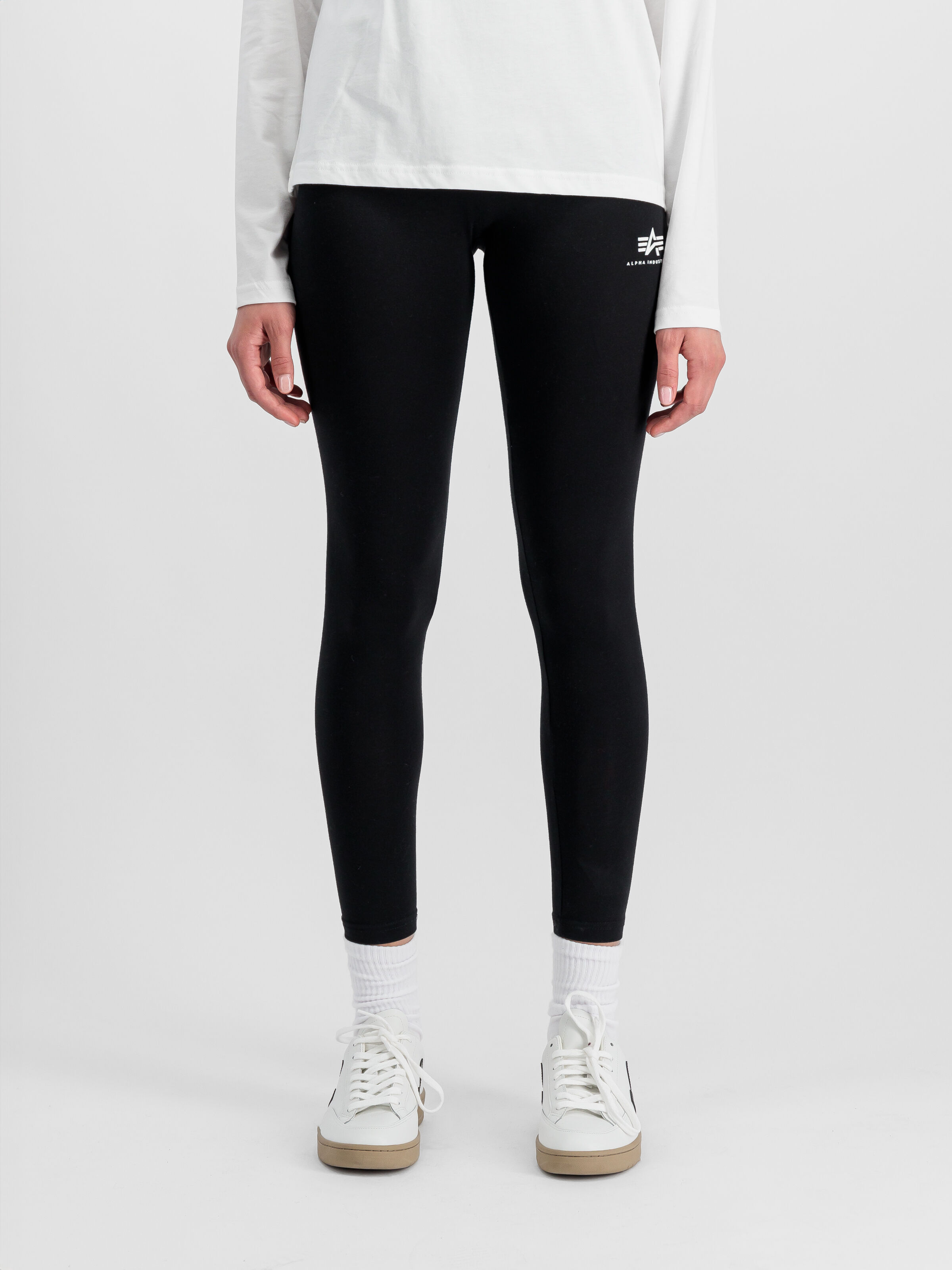 Basic Small Logo Leggings Women black Basic Small Logo Leggings Women