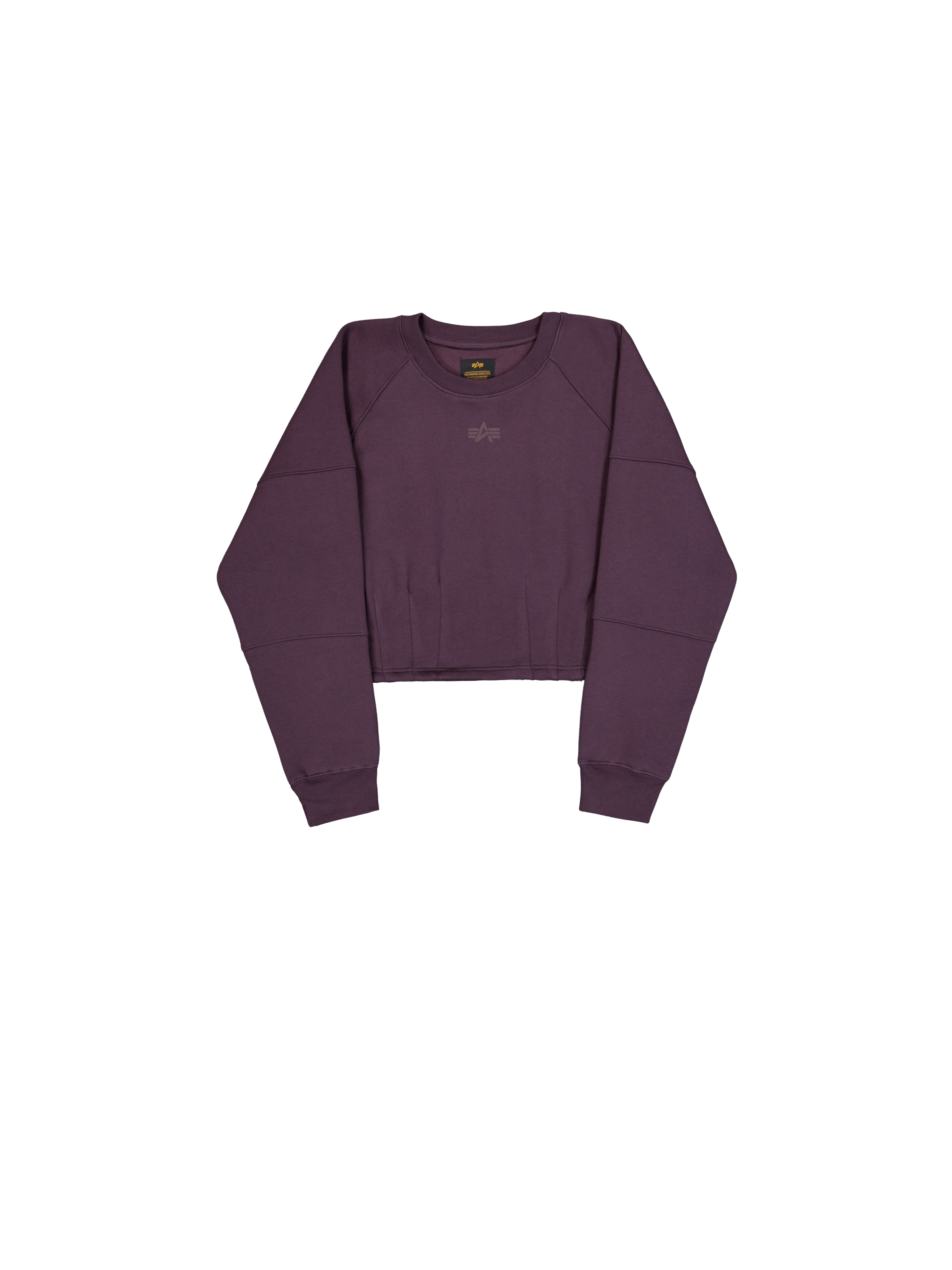 Waisted Sweatshirt Women Plum