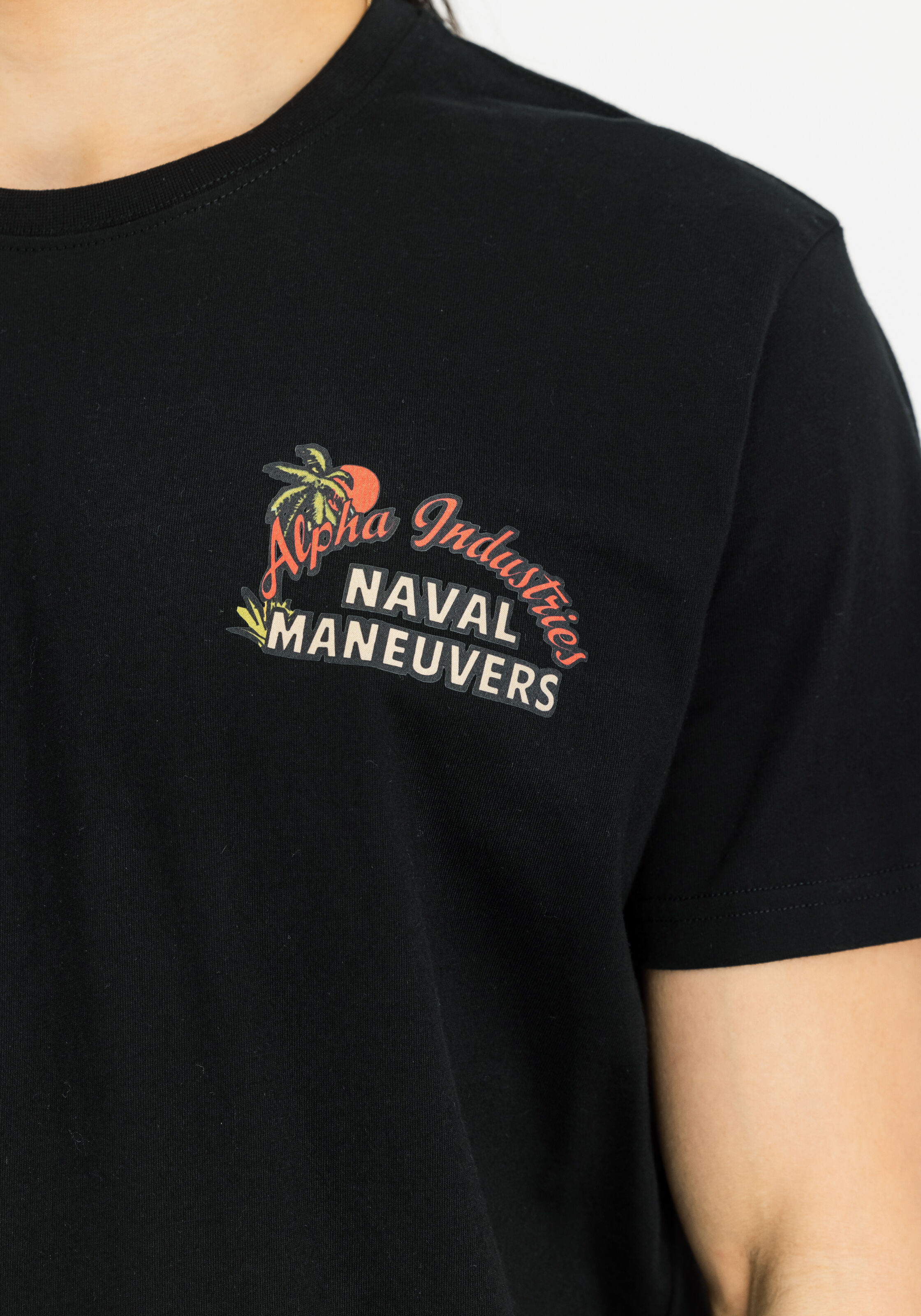 Naval Backprint T-Shirt black 156536_03_3_detail_00001_147107