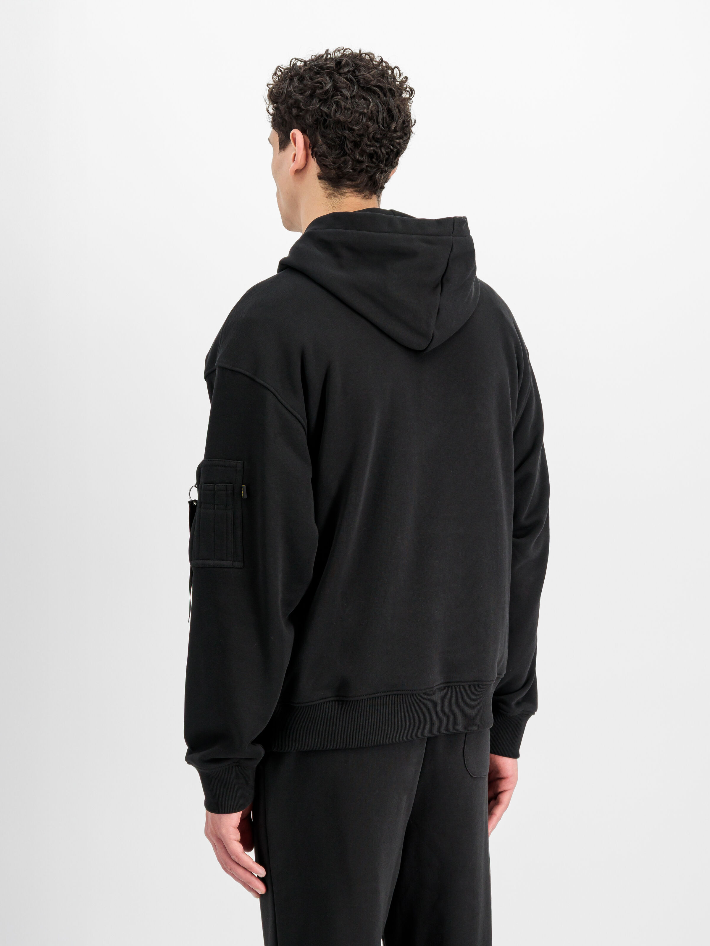 Dye To Match Mid Logo Hoodie black 268337_03_2_model_00003_228697