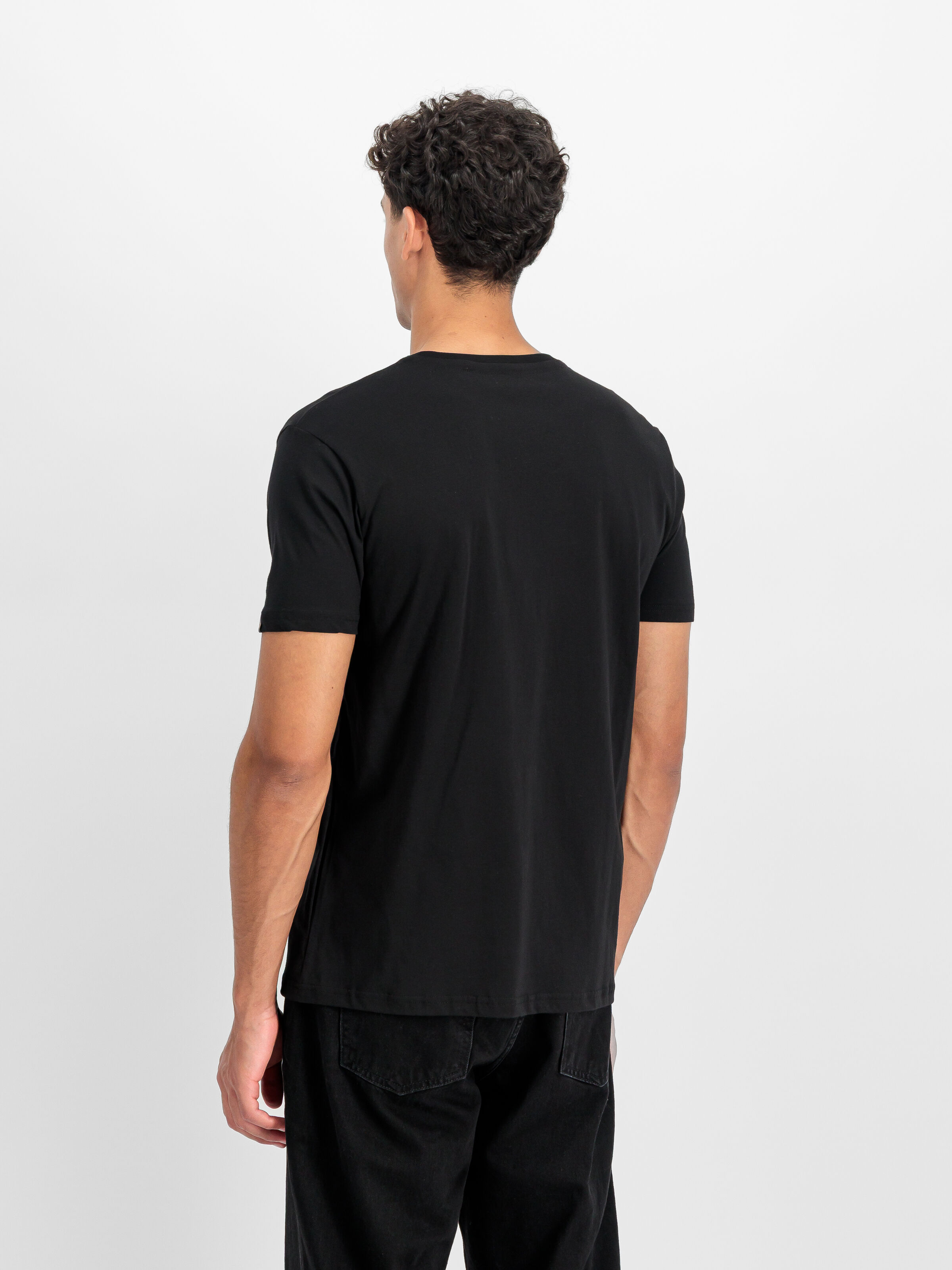 Alpha Wording T-Shirt black 108501_03_2_model_00003_199473