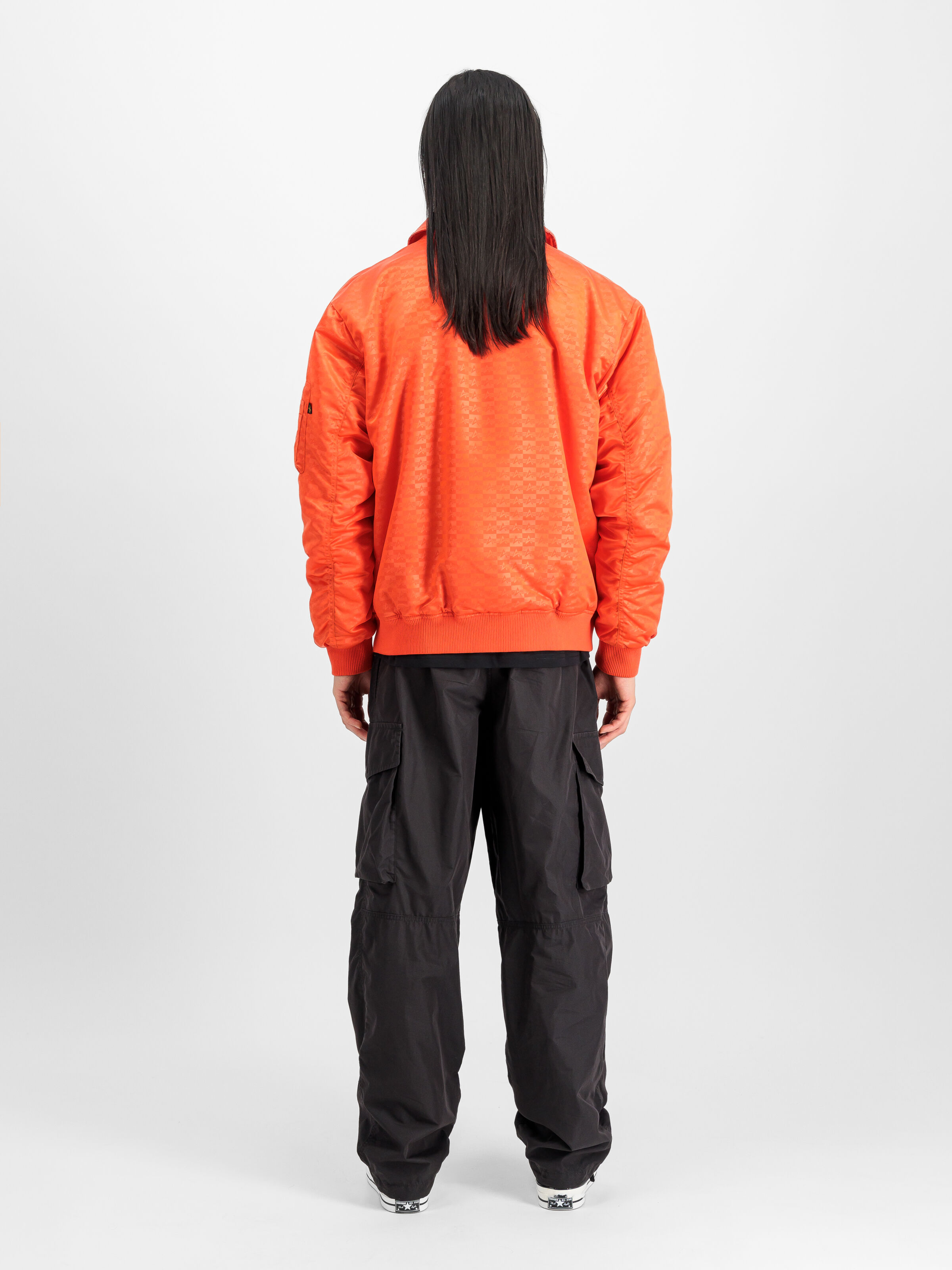 Coach Logo Bomber Jacket boost orange 156145_736_2_model_00002_148106
