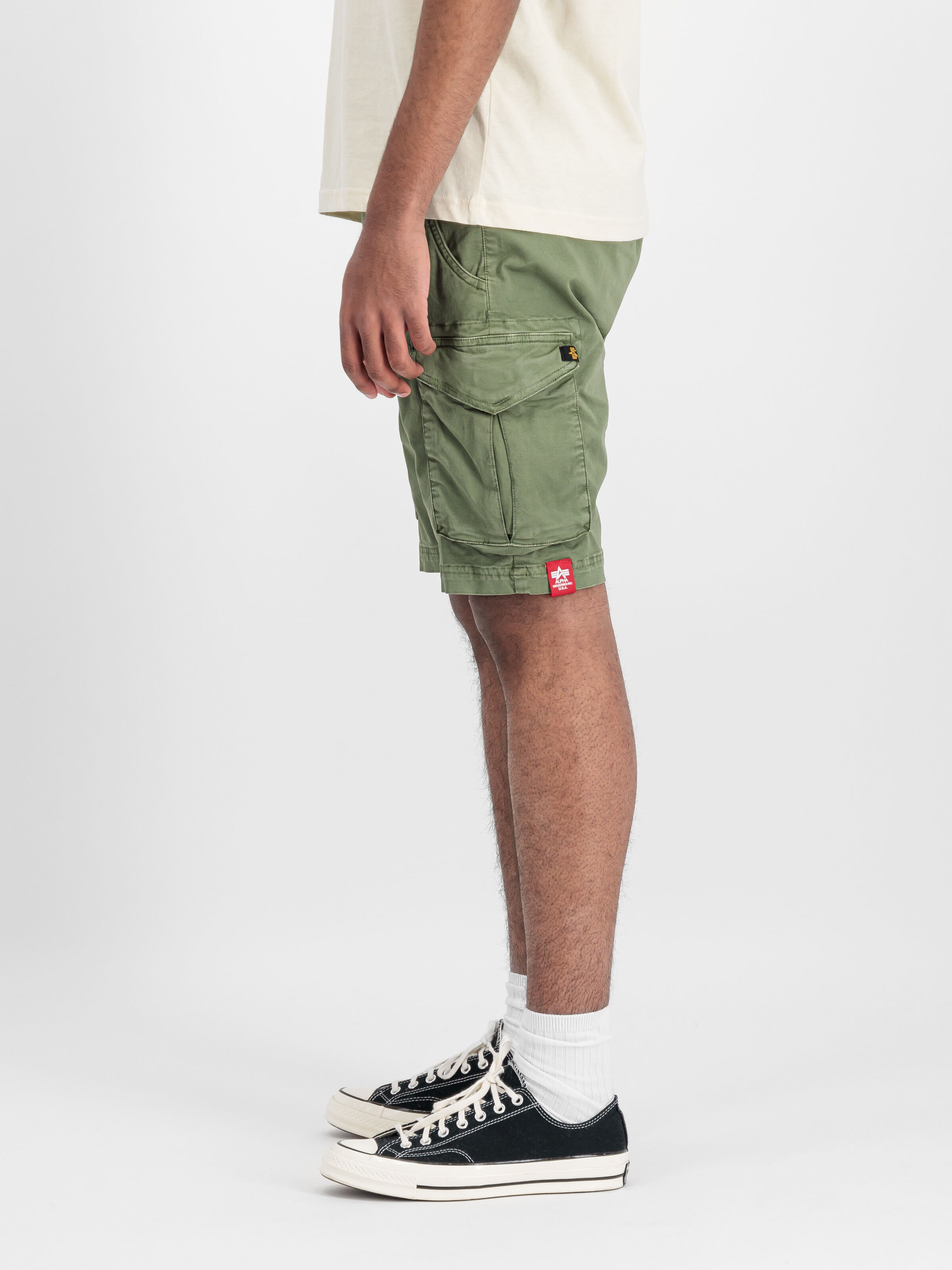 Cotton Twill Jogger Short vintage green 106251_432_2_model_00004_138755