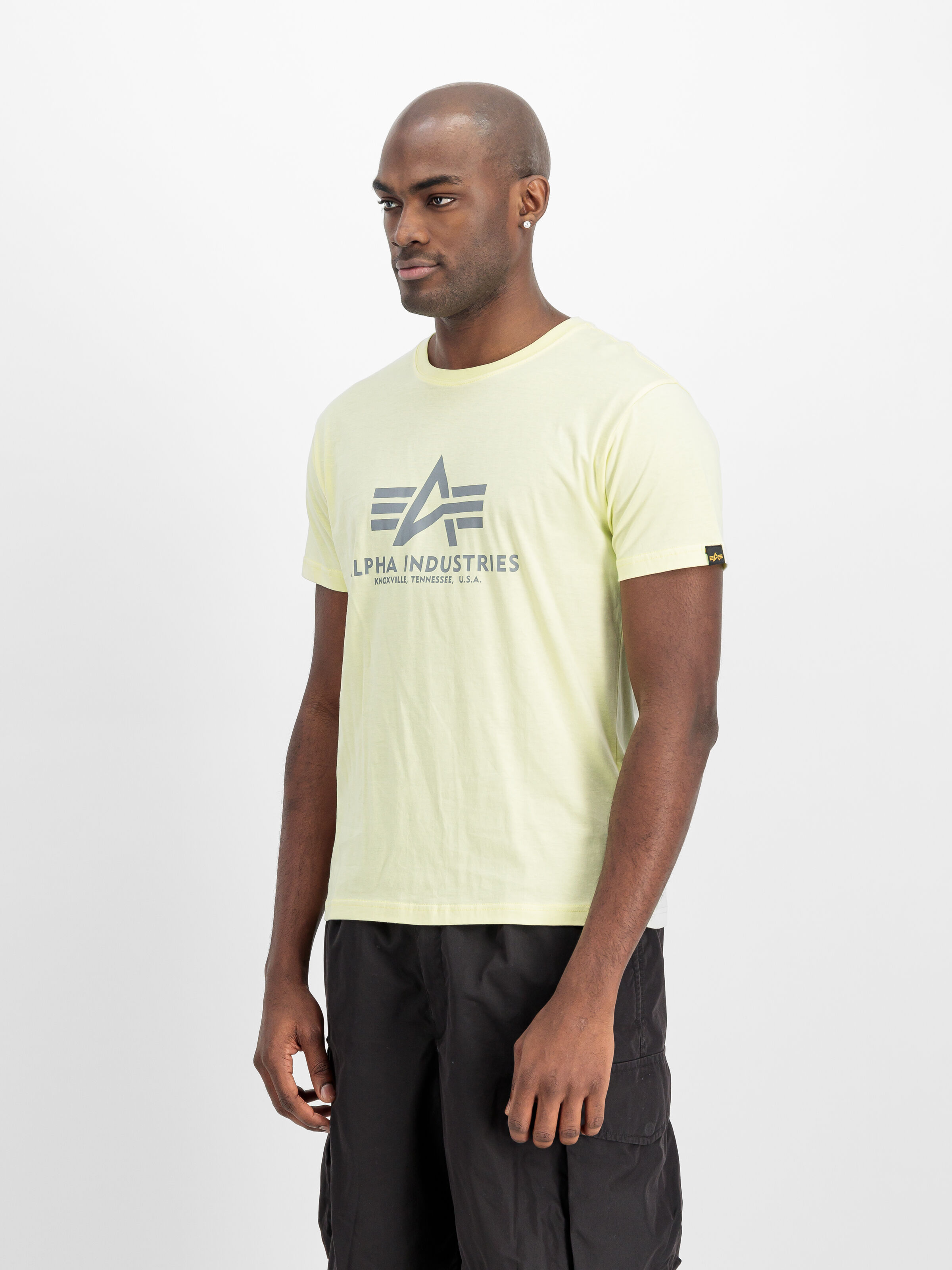 Basic Big Logo T-Shirt retro yellow 100501_764_2_model_00002_160995