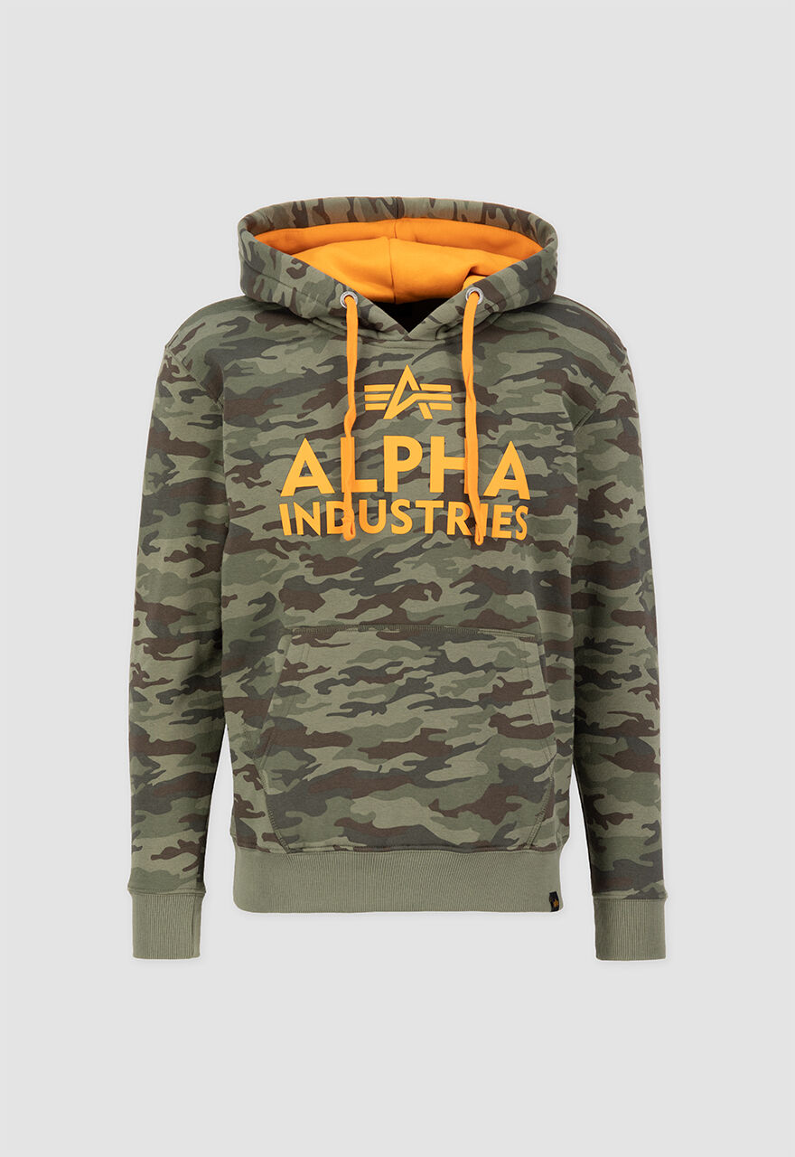 Foam Print Hoodie Camo Alpha Industries