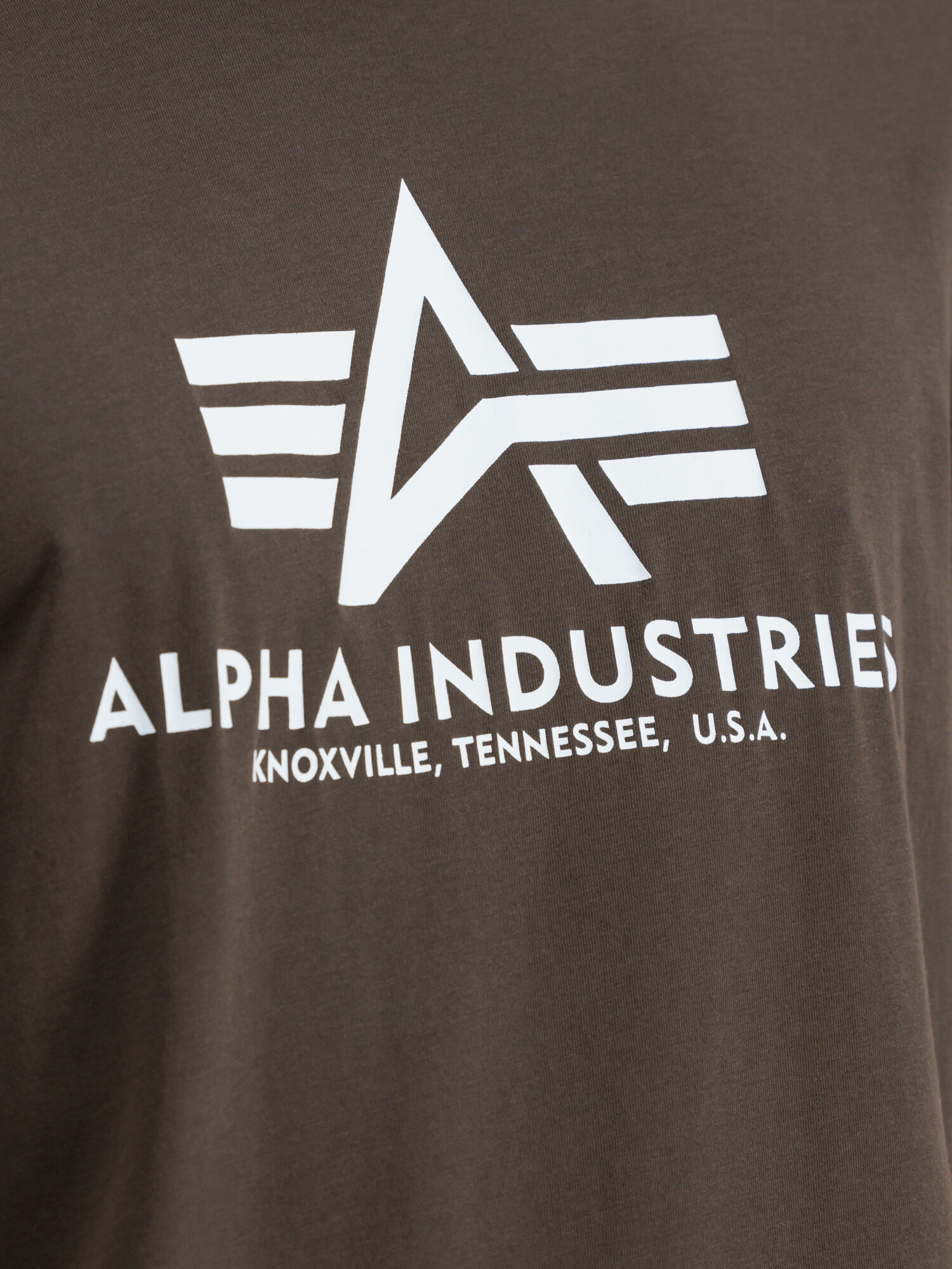 Basic Big Logo T-Shirt black olive 100501_413_alpha_industries_basic_t_004_126448