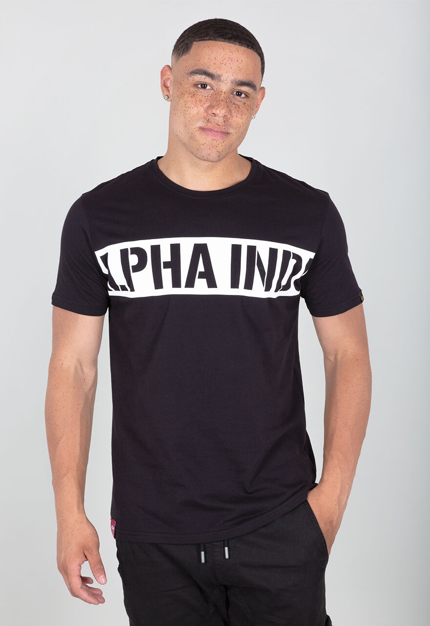 Printed Stripe T-Shirt black 118511_03_alpha_industries_printed_stripe_t_001_124158.jpg