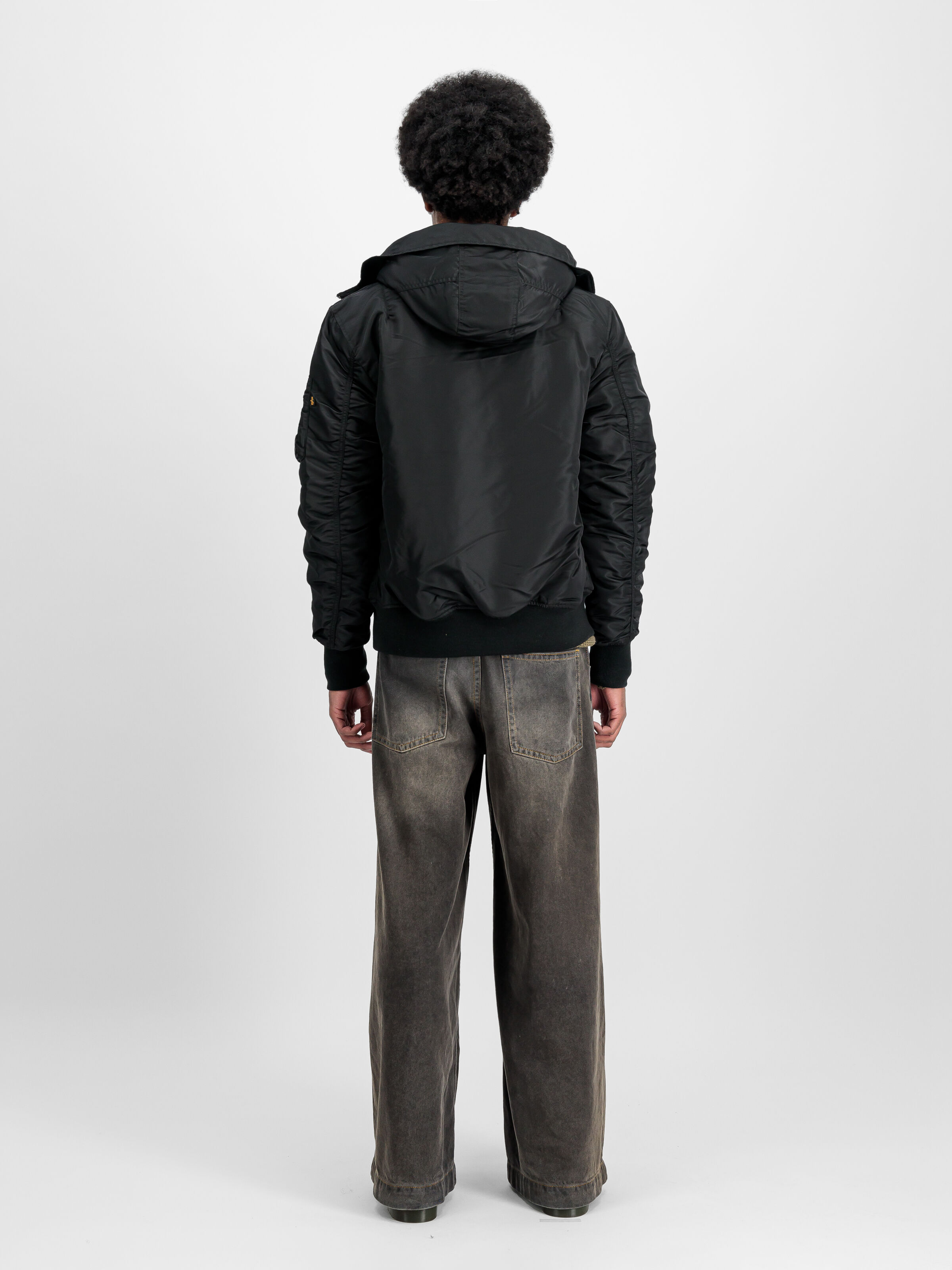 MA-1 Hooded Bomber Jacket black 158104_03_2_model_00002_131198