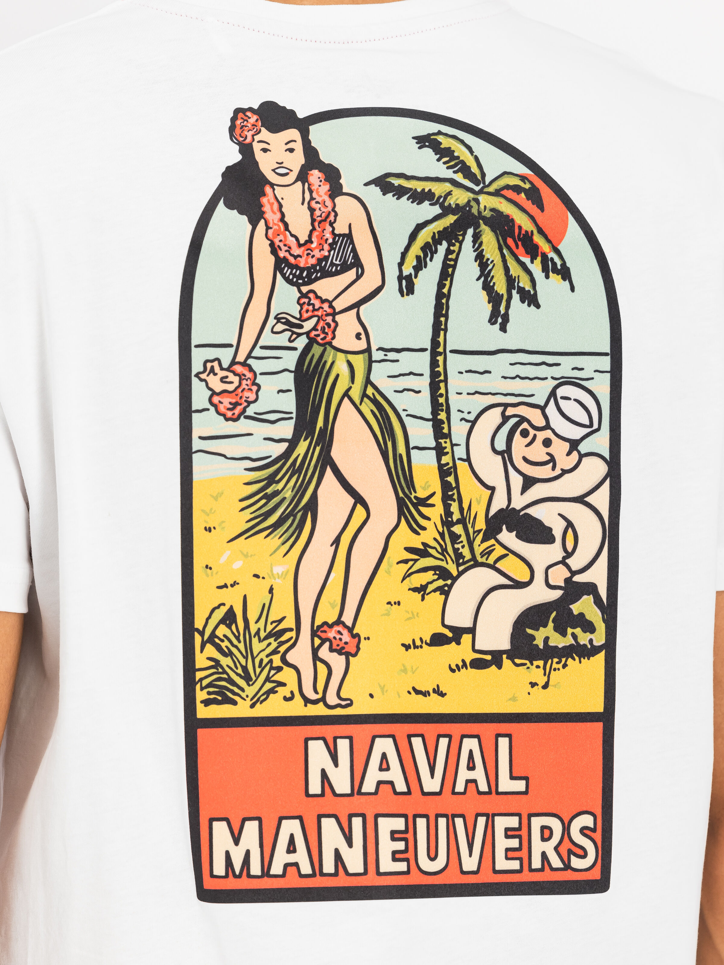 Naval Backprint T-Shirt white 156536_09_3_detail_00002_152547