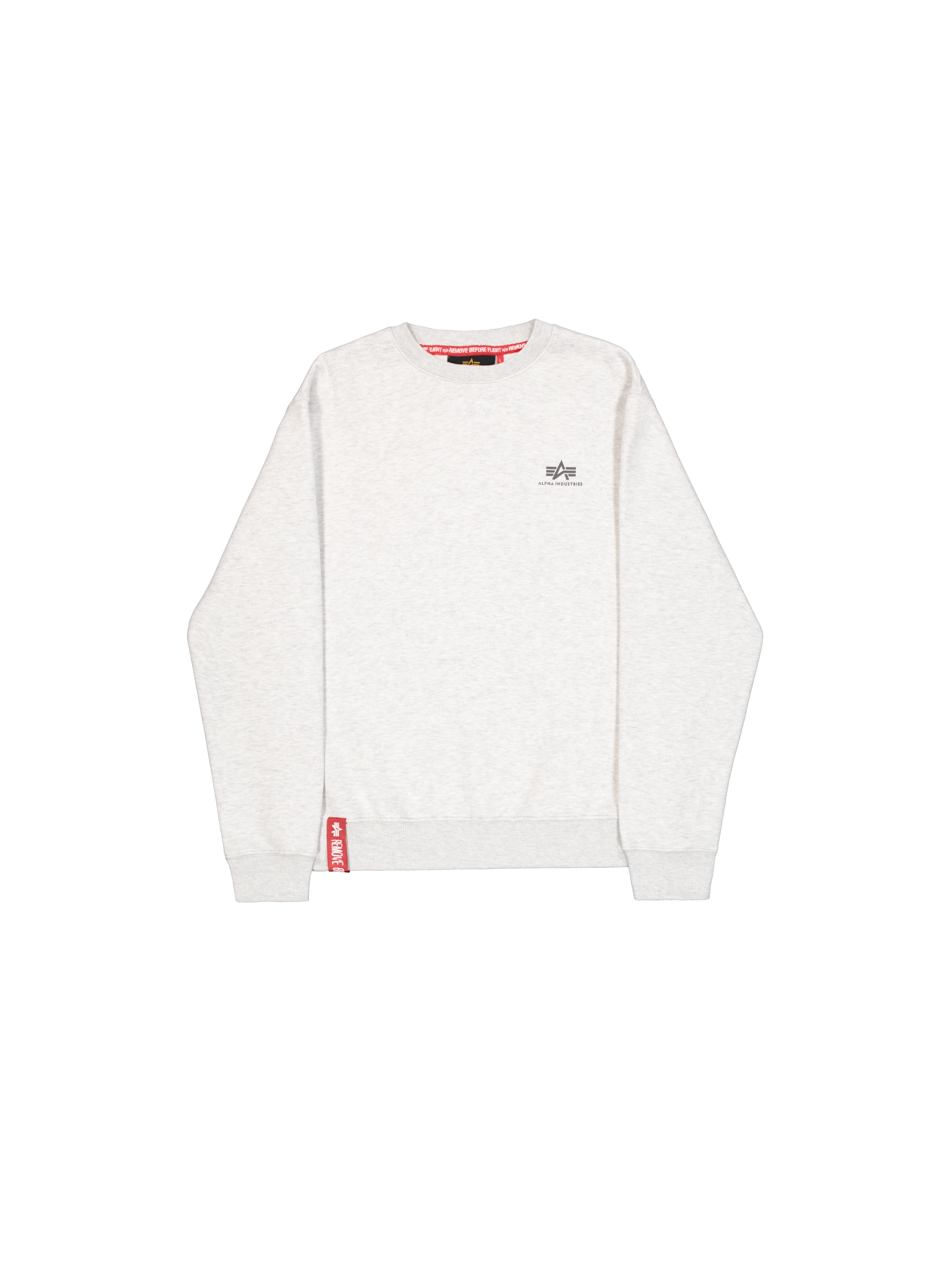 Basic Small Logo Sweatshirt pastel grey melange 188307_752_1_flatlay_00001_181074.png