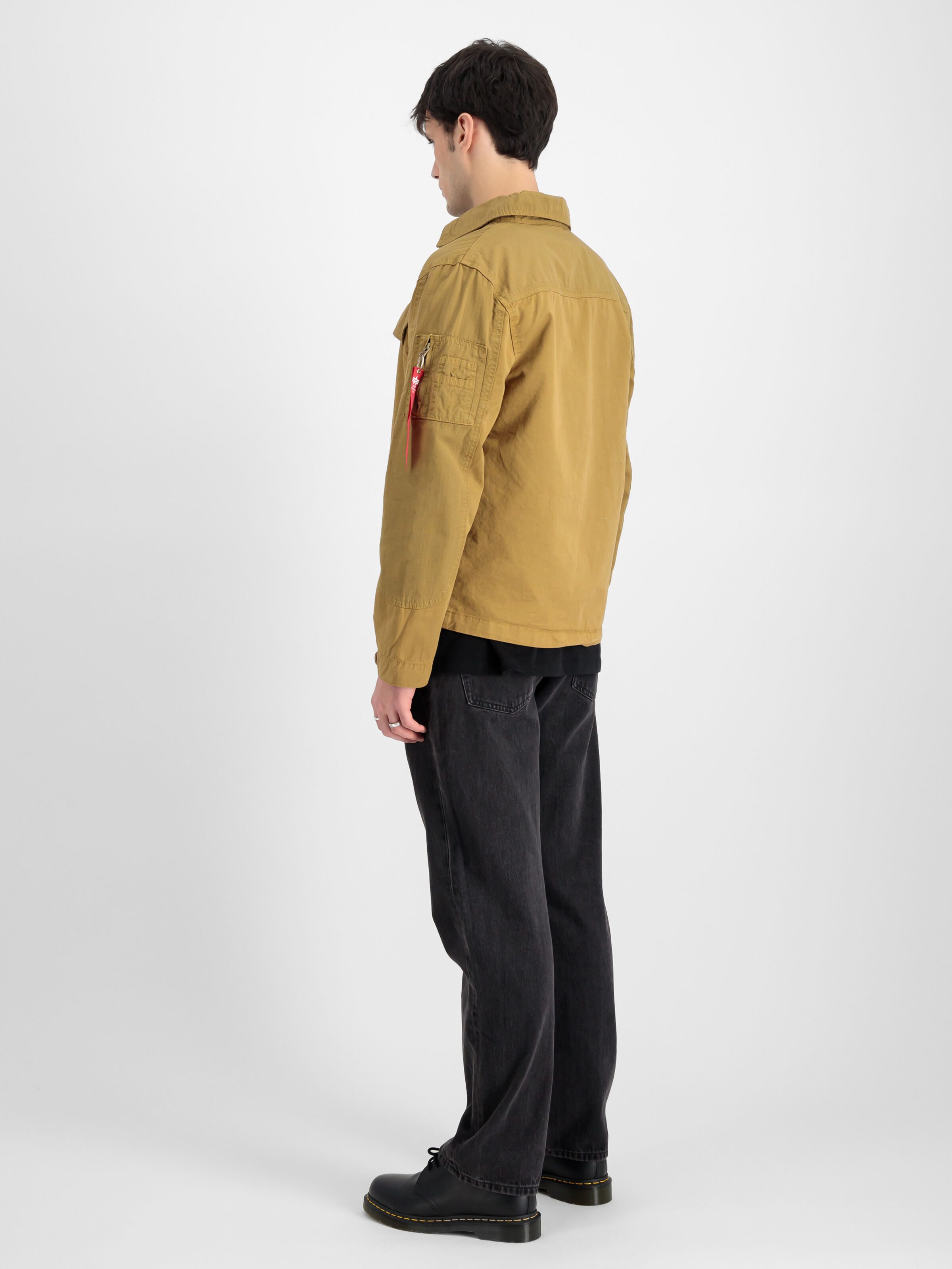 Color Block Overshirt khaki 146110_13_00004_181613