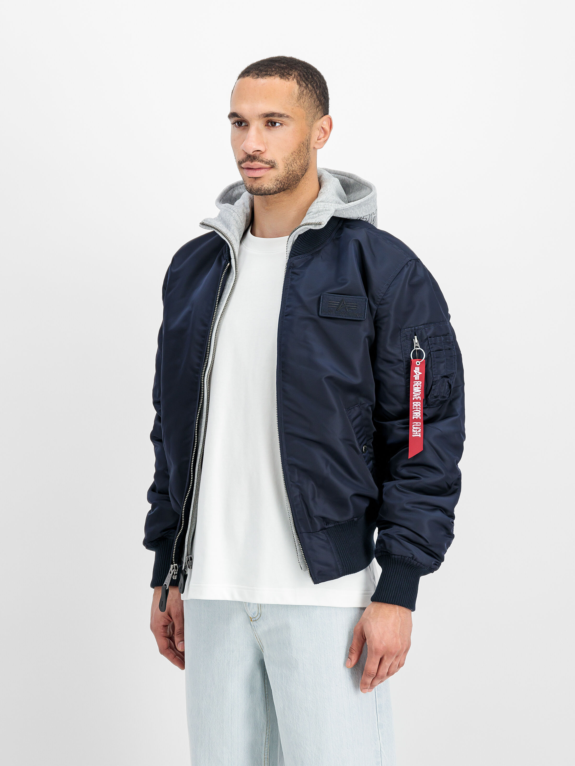 MA-1 D-Tec Hood Bomber Jacket rep.blue 183110_07_2_model_00003_125509