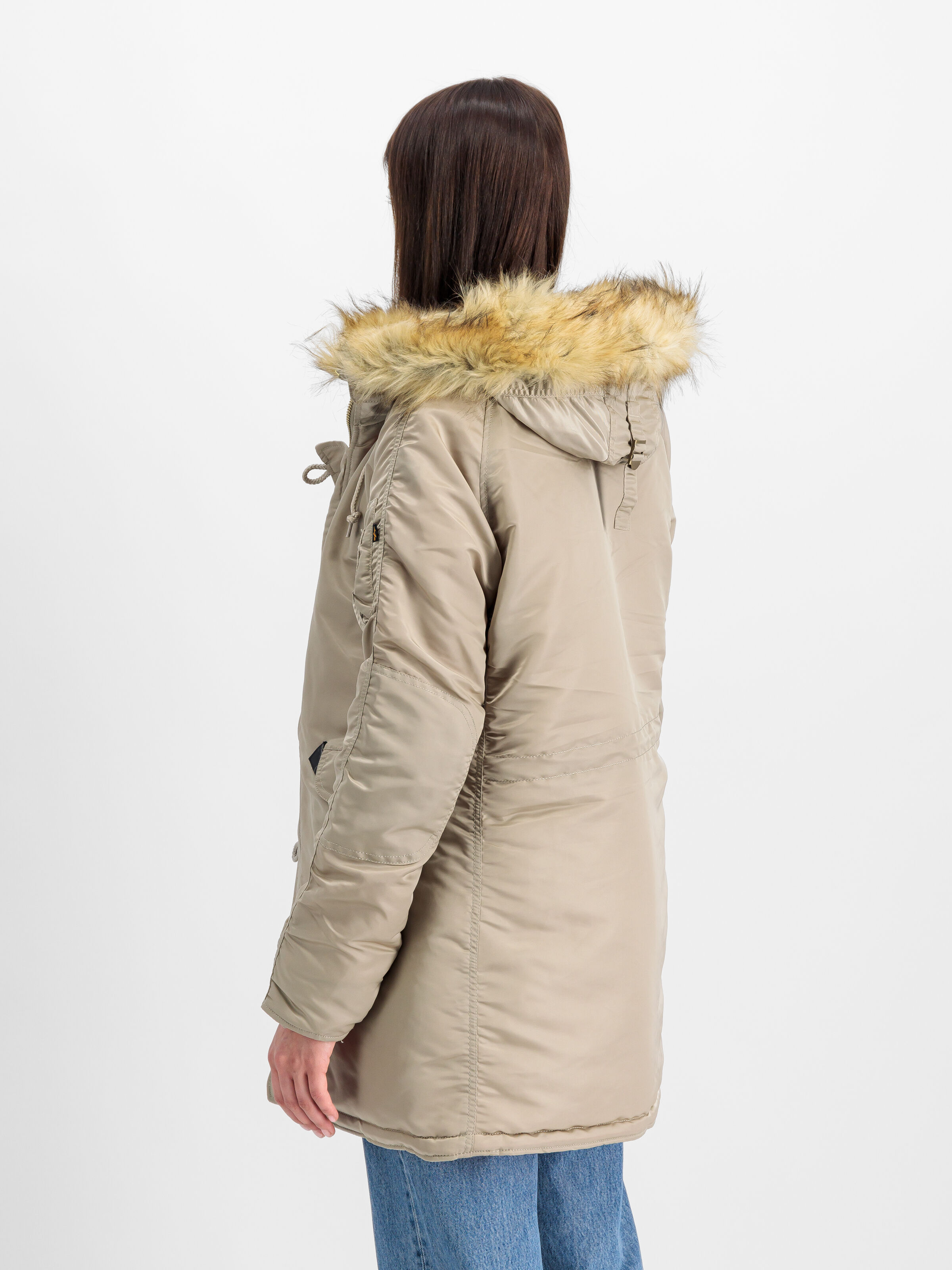 N-3B VF 59 Winter Jacket Women vintage sand 113007_679_2_model_00004_119743