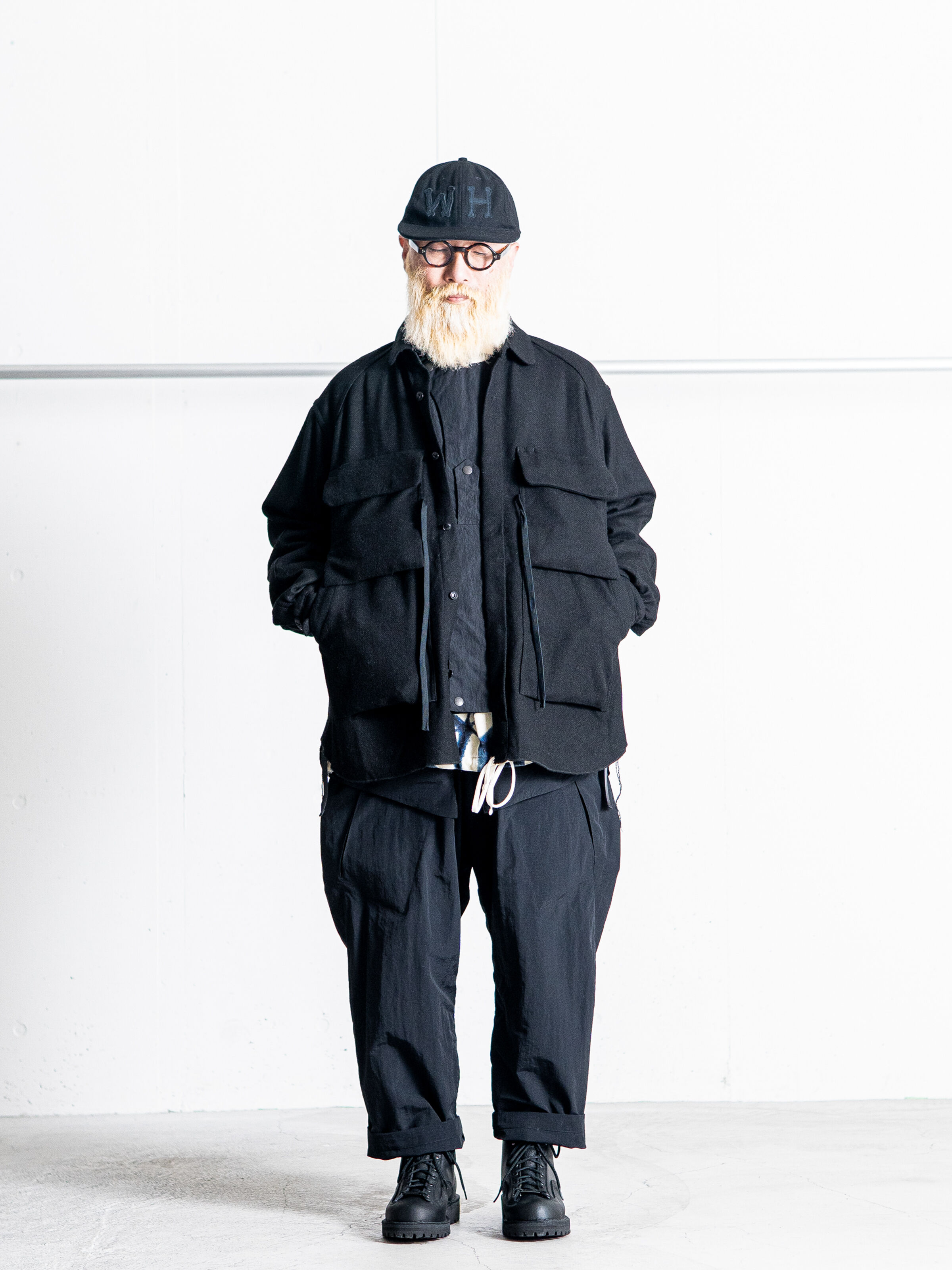 ALPHA x NORBIT Field Work Shirt dark navy 258026_132_2_model_00001_208784