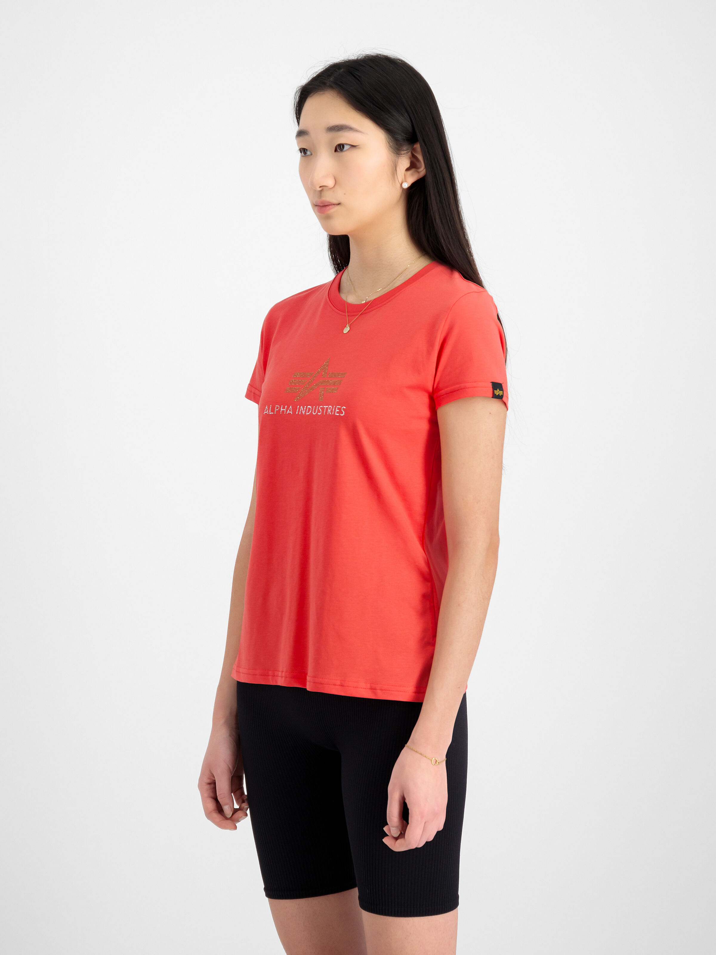 Crystal T-Shirt Women radiant red 136063_711_2_model_00003_123660