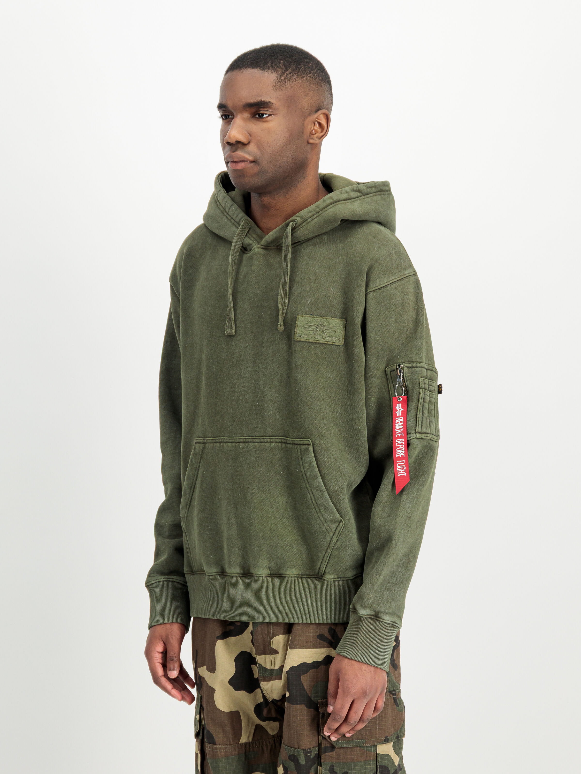 Backprint Vintage Hoodie dark olive 178318V_142_2_model_00002_227645