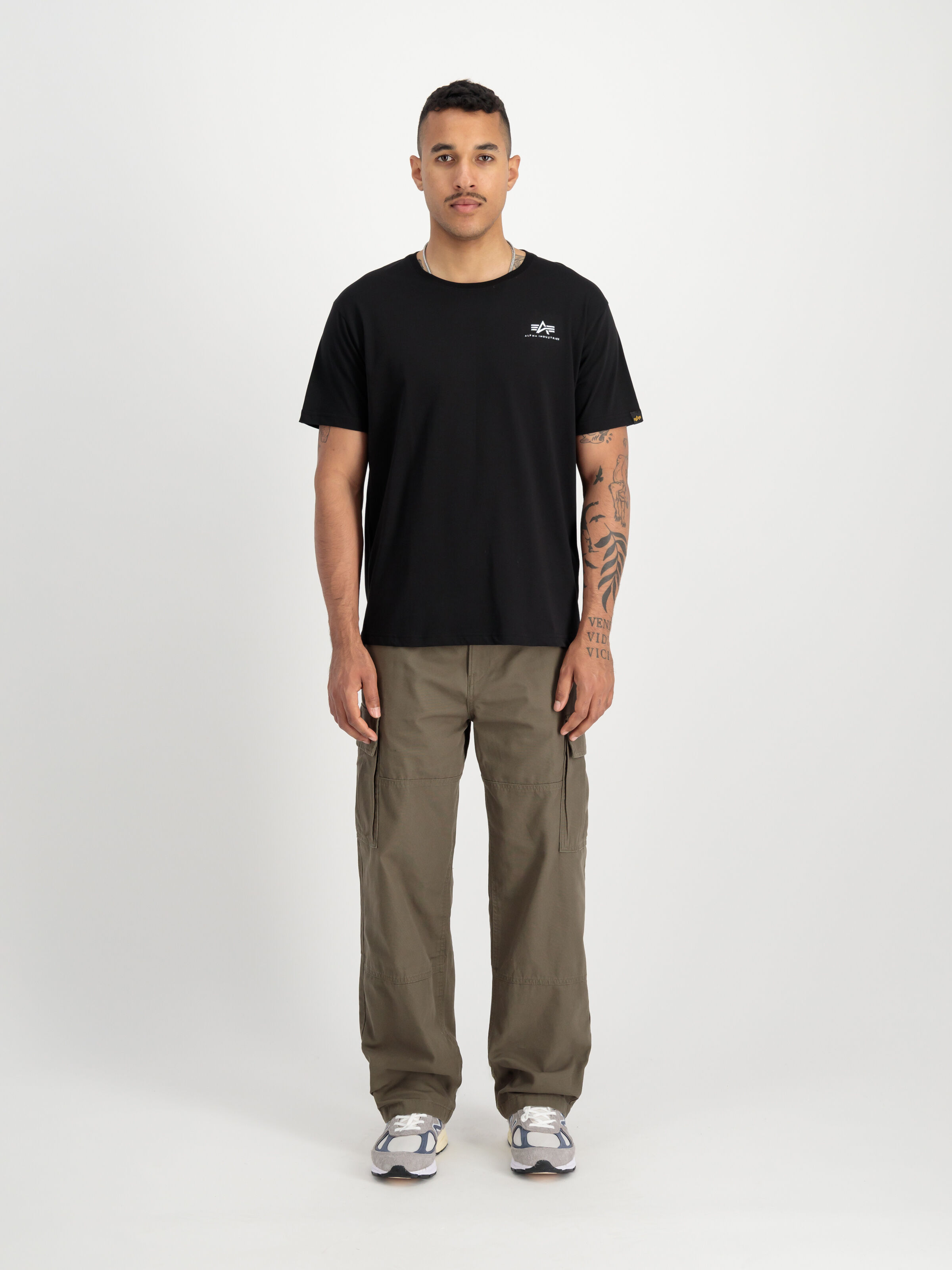 Basic Small Logo TPU T-Shirt black/chrome 148526_373_2_model_00001_97922