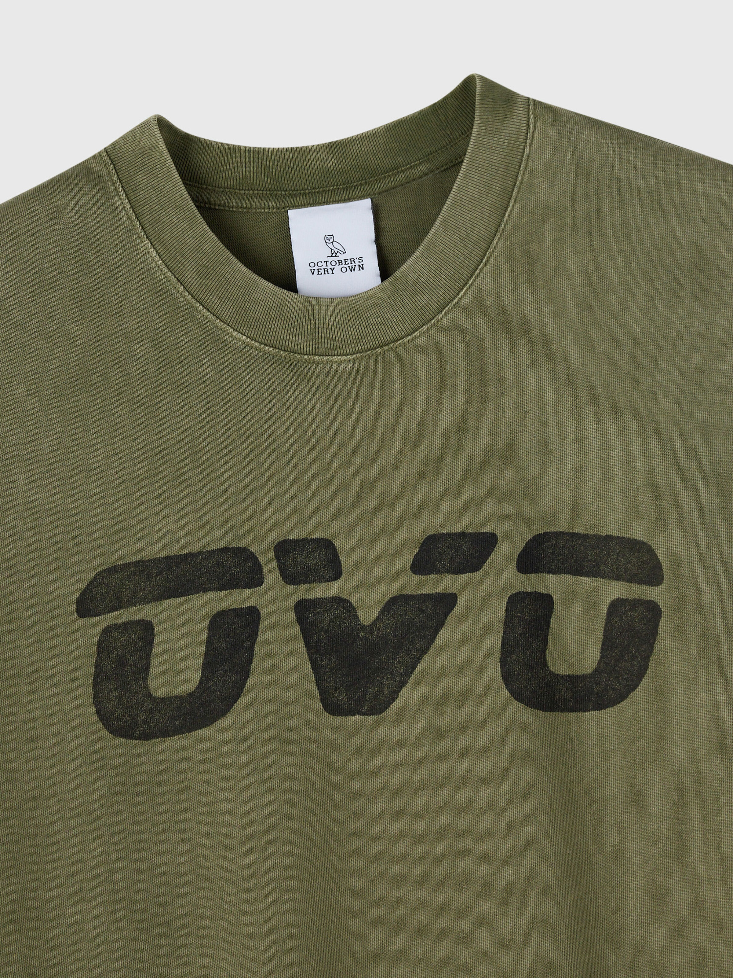 ALPHA x OVO Garment Dye T-Shirt olive 258017_11_3_detail_00002_195937