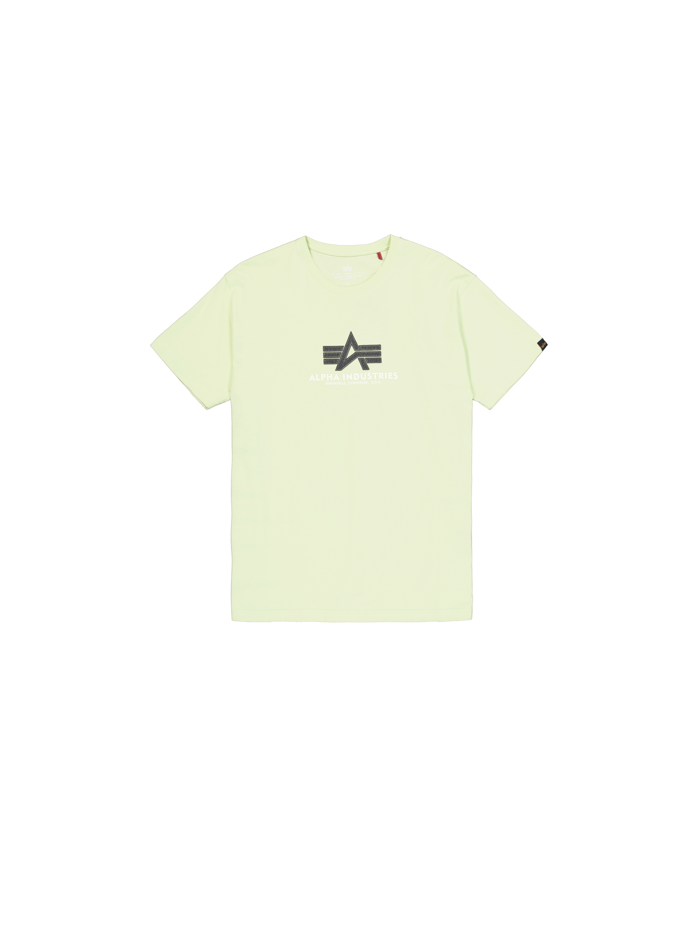 Basic Rubber T-Shirt Arctic Lime 100501RB_722_1_flatlay_00001_129278.png