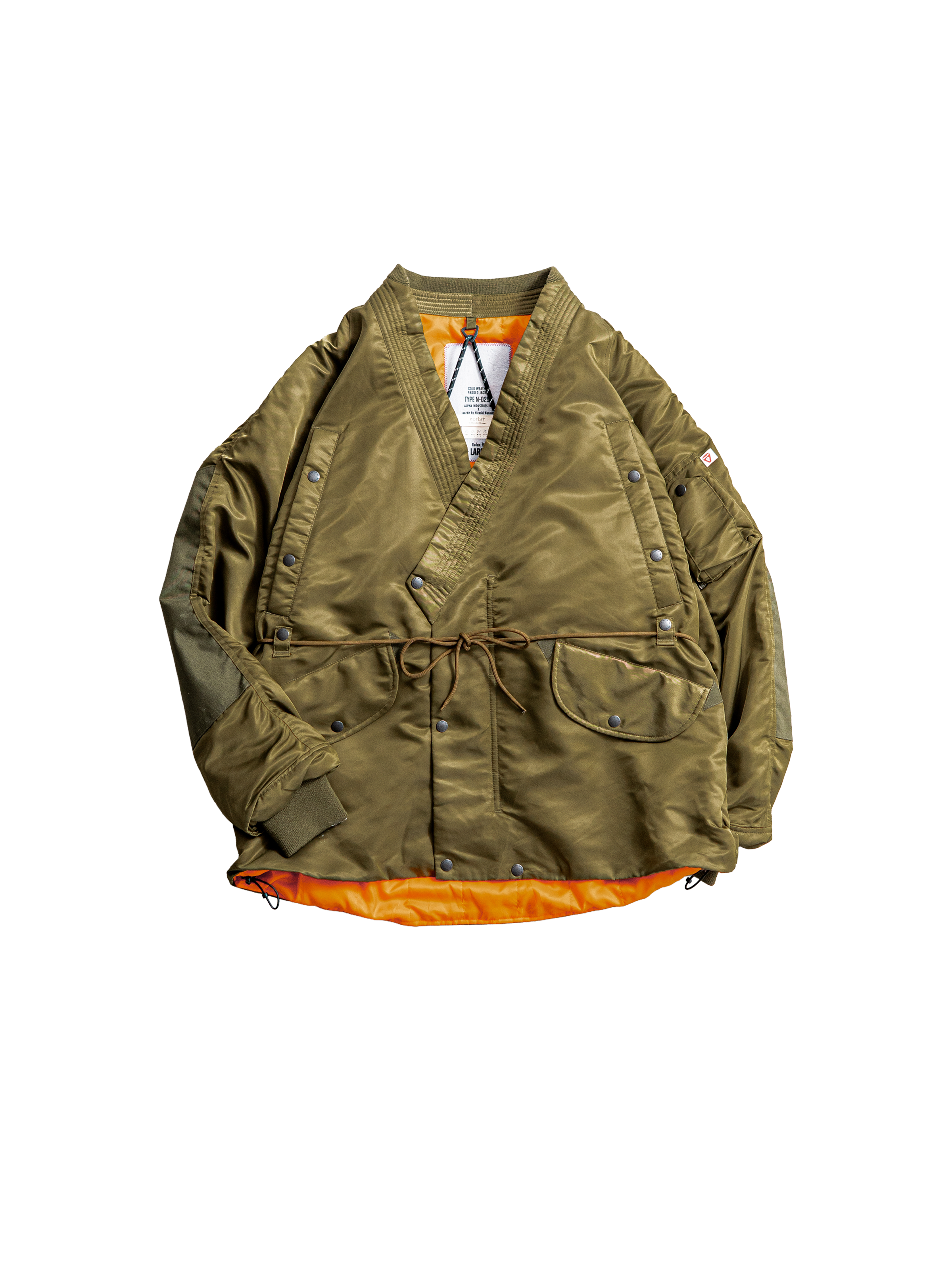 ALPHA x NORBIT N-3B Samue Jacket khaki 258133_13_1_flatlay_00001_208748.png