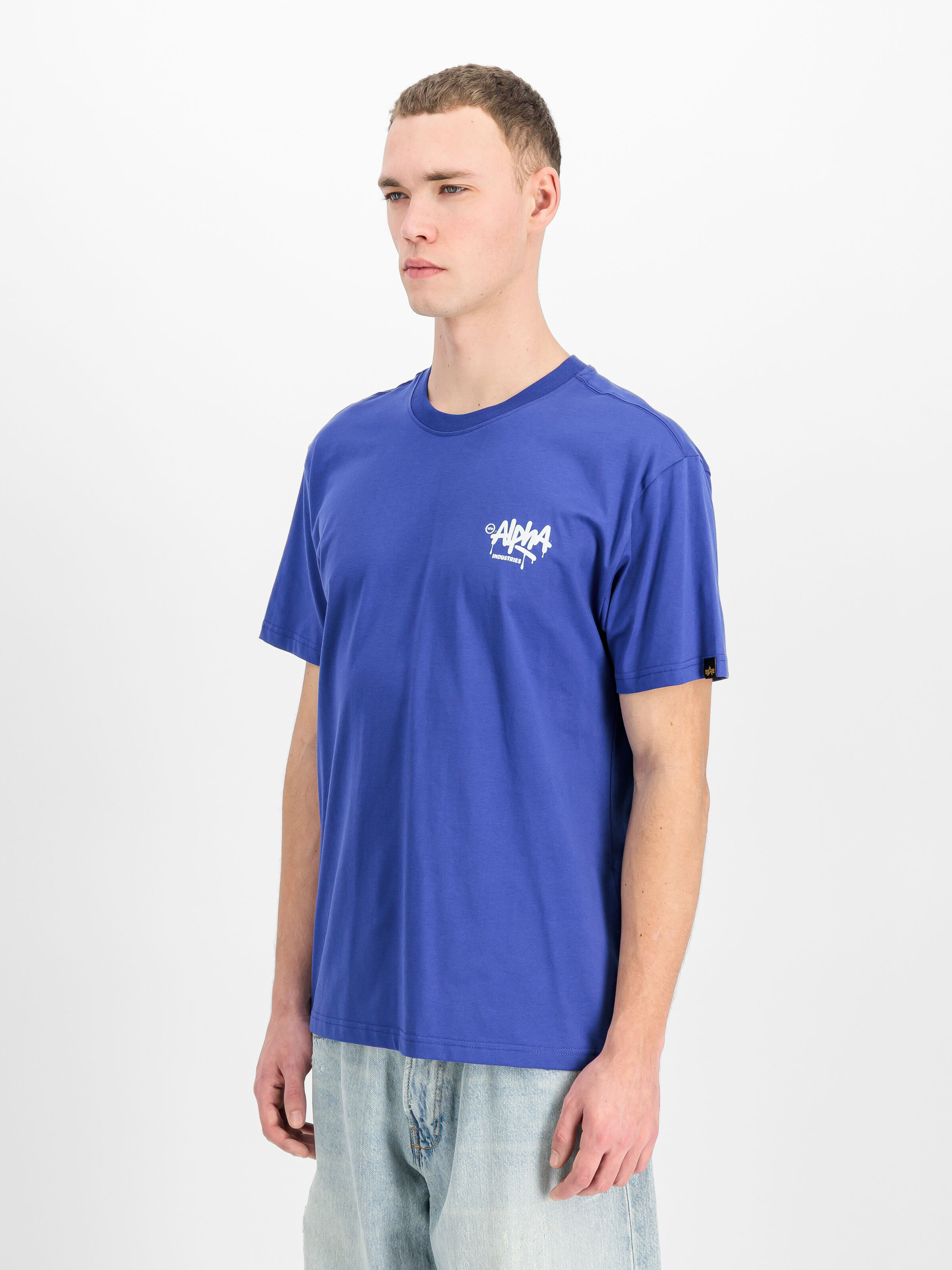 Alpha Signature T-Shirt galactic blue 266554_402_2_model_00002_220484