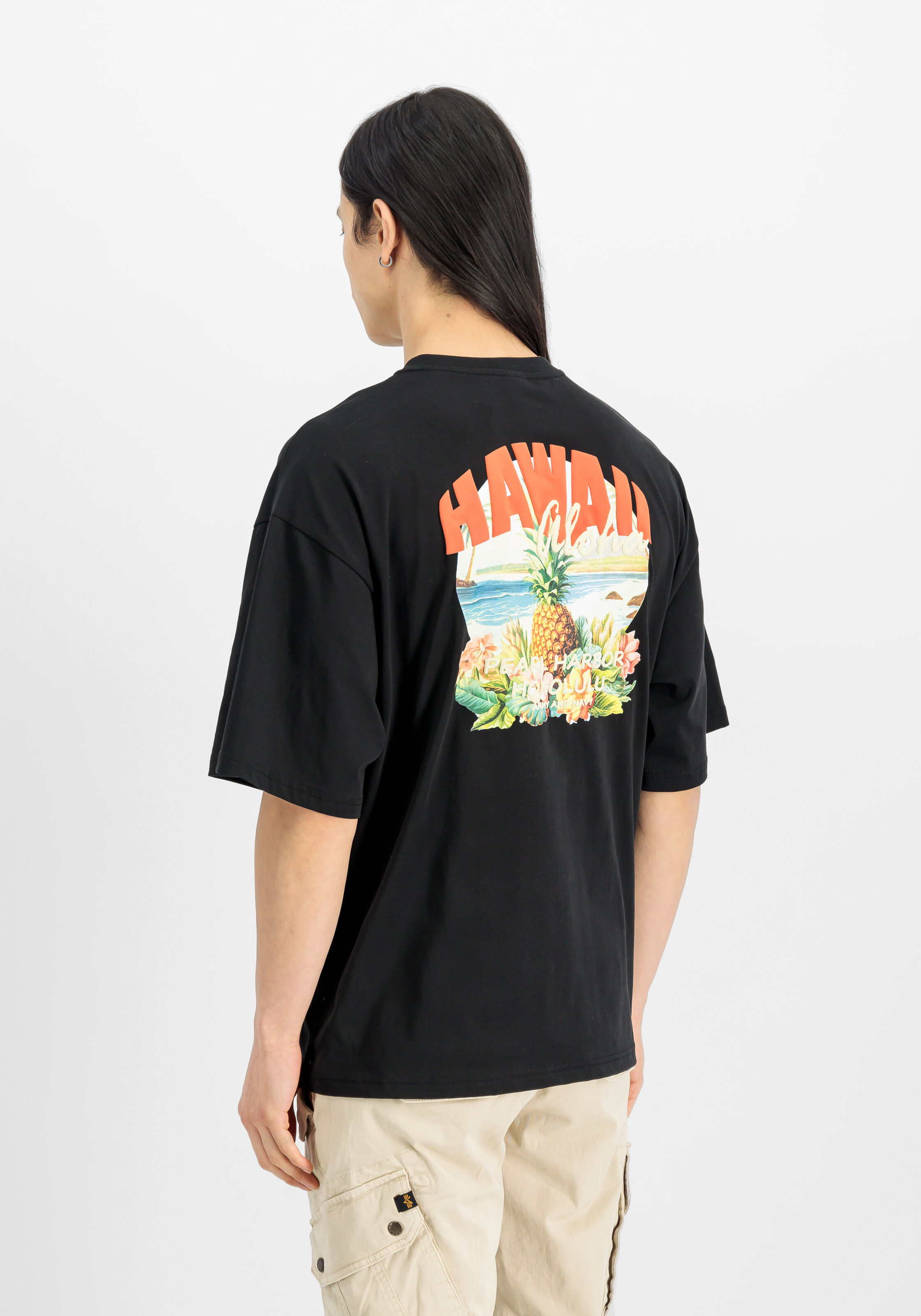 Hawaii Aloha Backprint T-Shirt black 156535_03_2_model_00004_147169