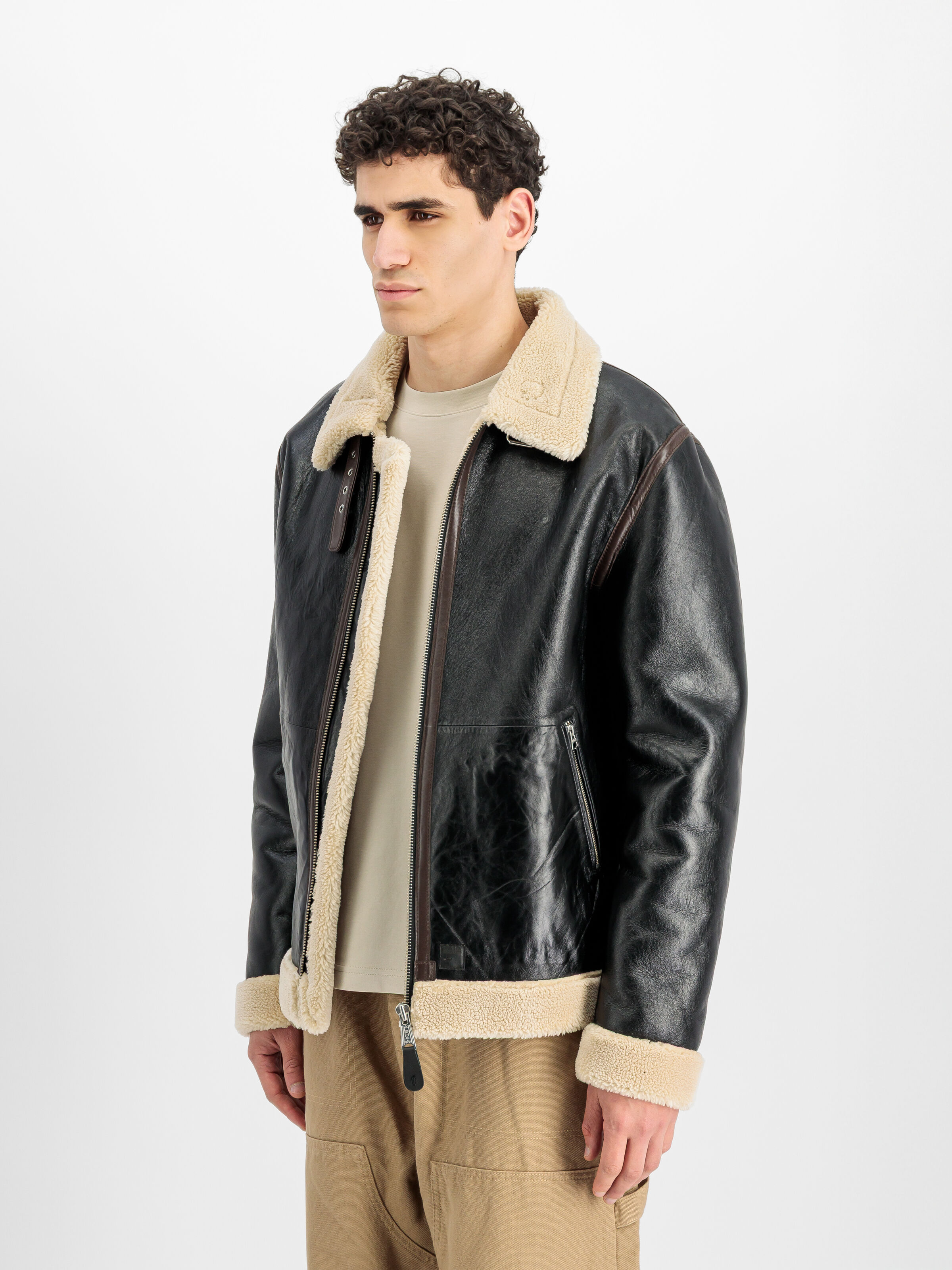 USAAF Type D-1 Vintage Bomber Jacket black 268104_03_2_model_00002_228600