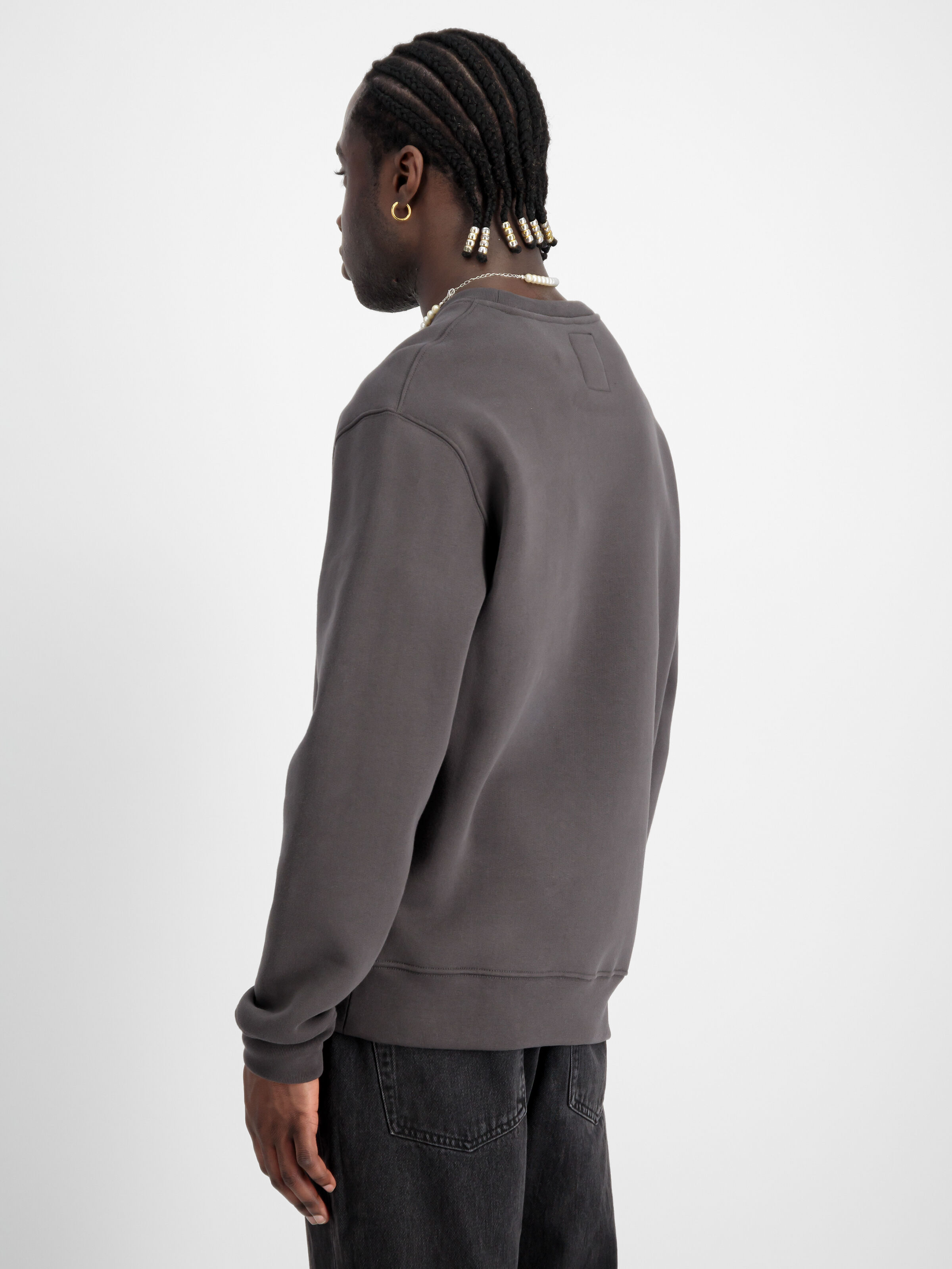 Smoke Logo Sweatshirt vintage grey 148308_684_2_model_00004_98624
