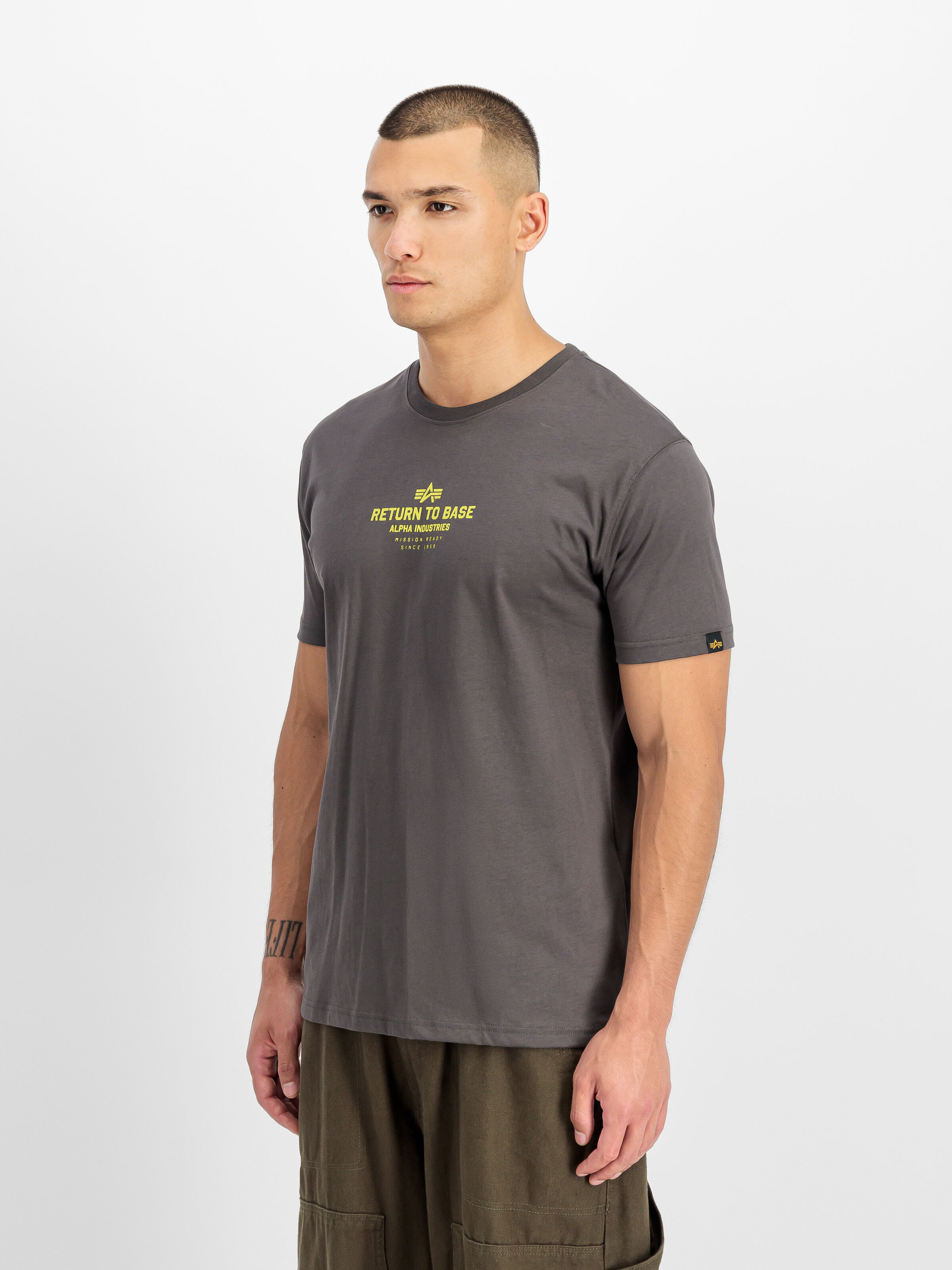 Return To Base T-Shirt vintage grey 266506_684_2_model_00002_211979