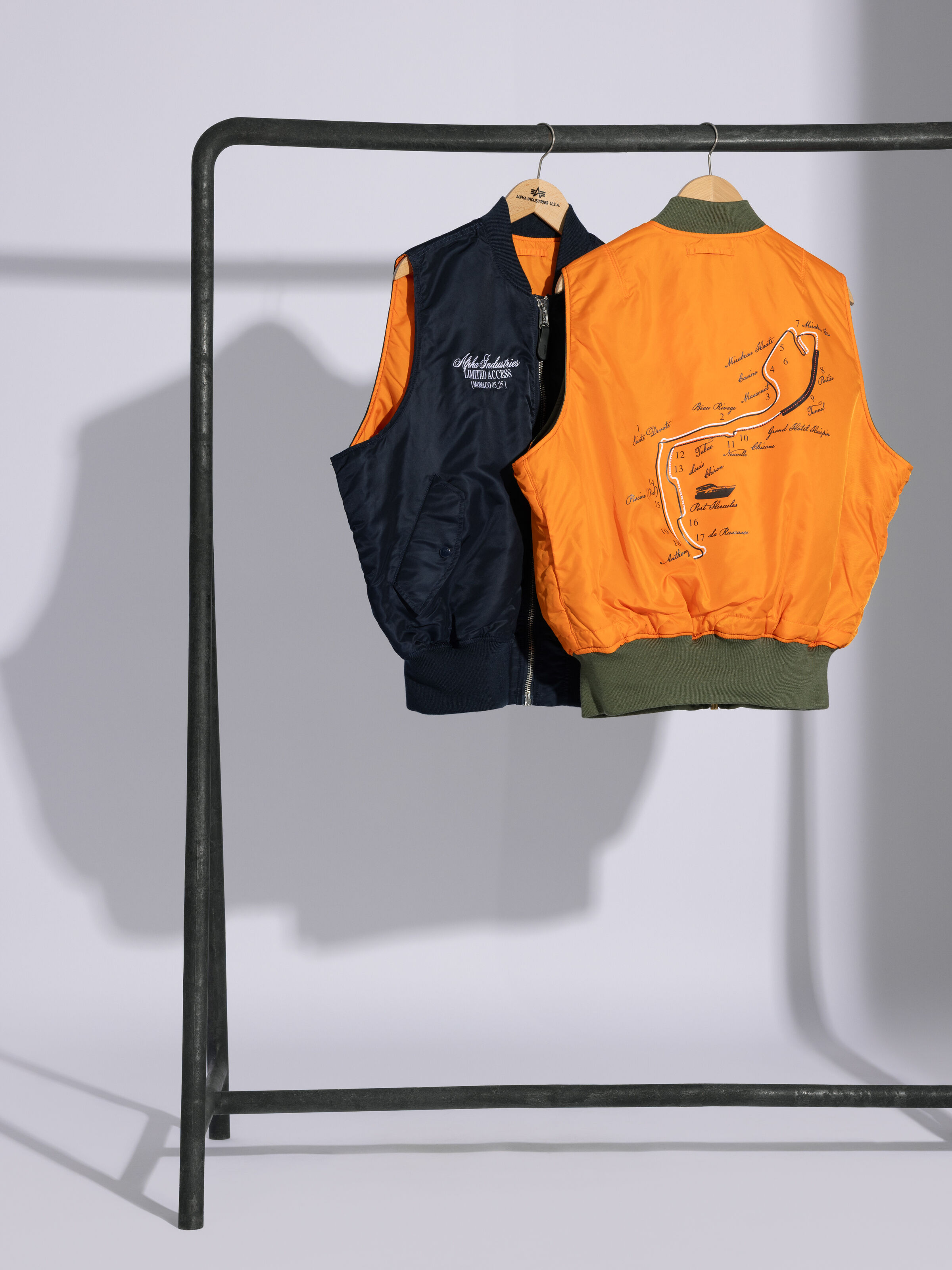 Monaco Grand Prix Private Waters MA-1 Vest rep.blue 156163_07_3_detail_00007_181358