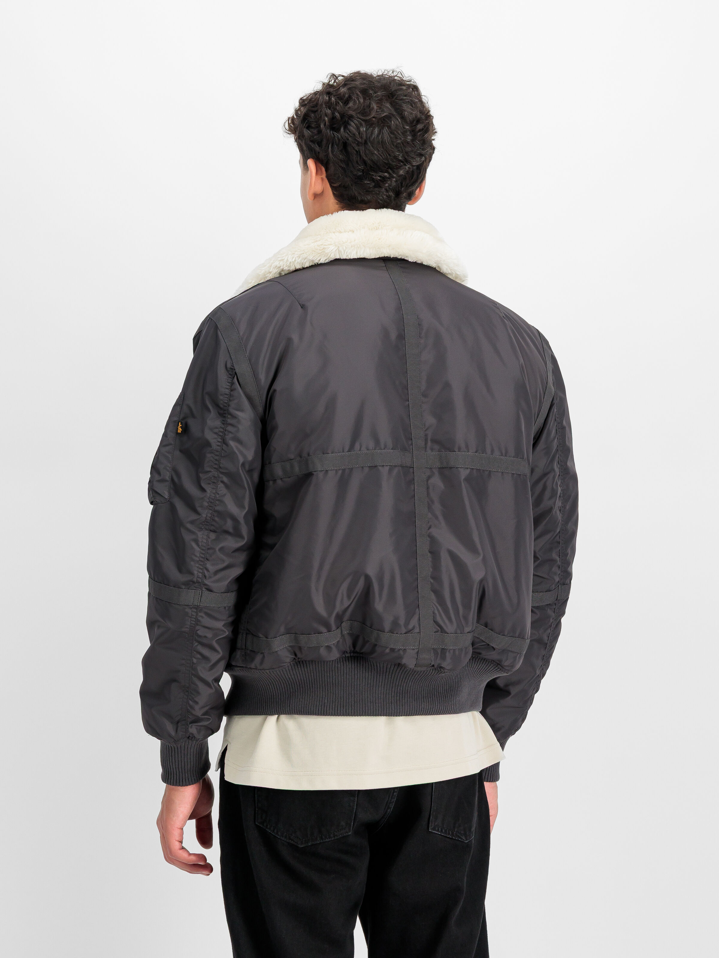 B-15 III TT Two Tone Bomber Jacket vintage grey 198122_684_2_model_00003_199711