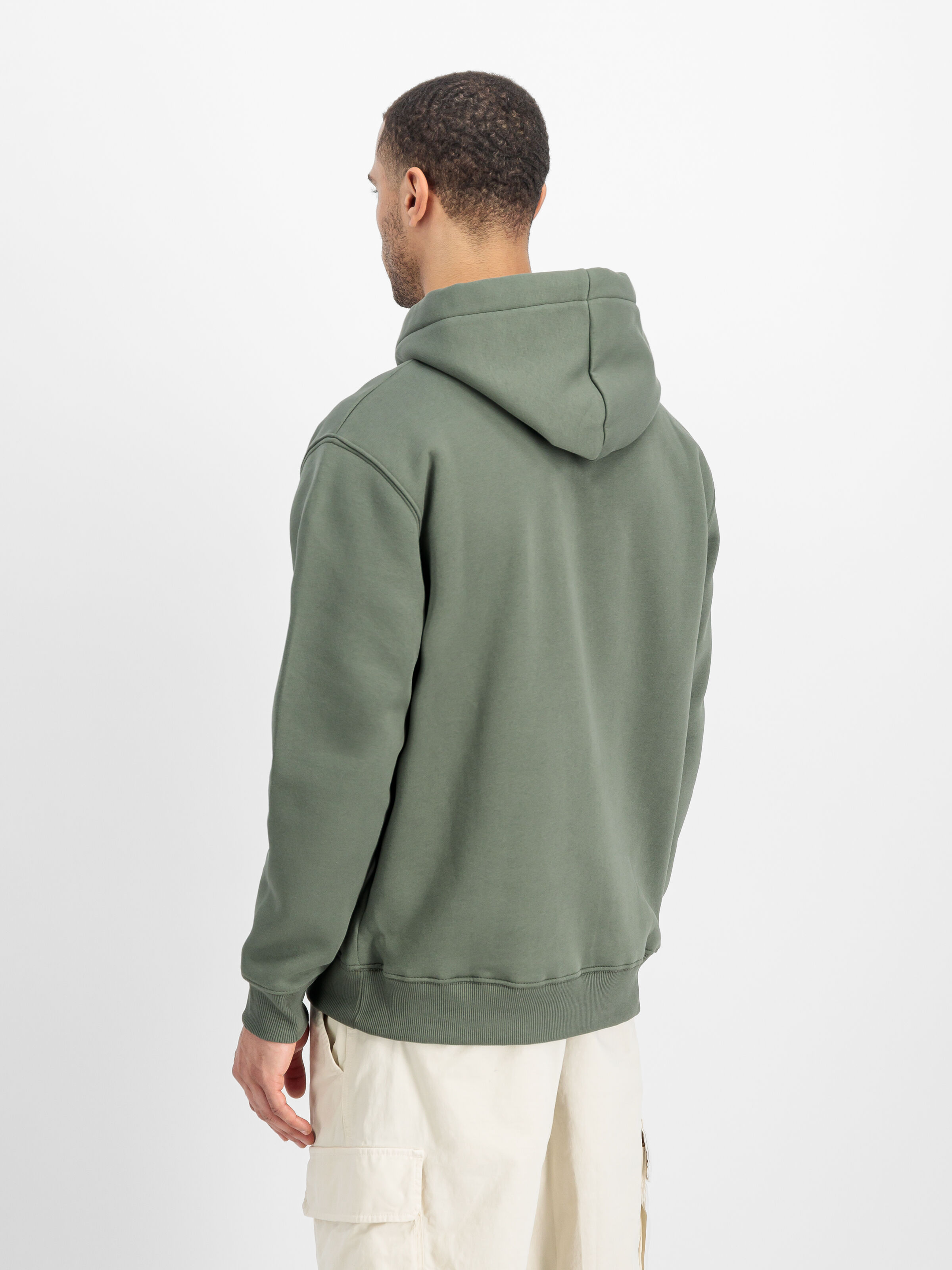 Basic Big Logo Hoodie dark olive 178312_142_2_model_00004_125674