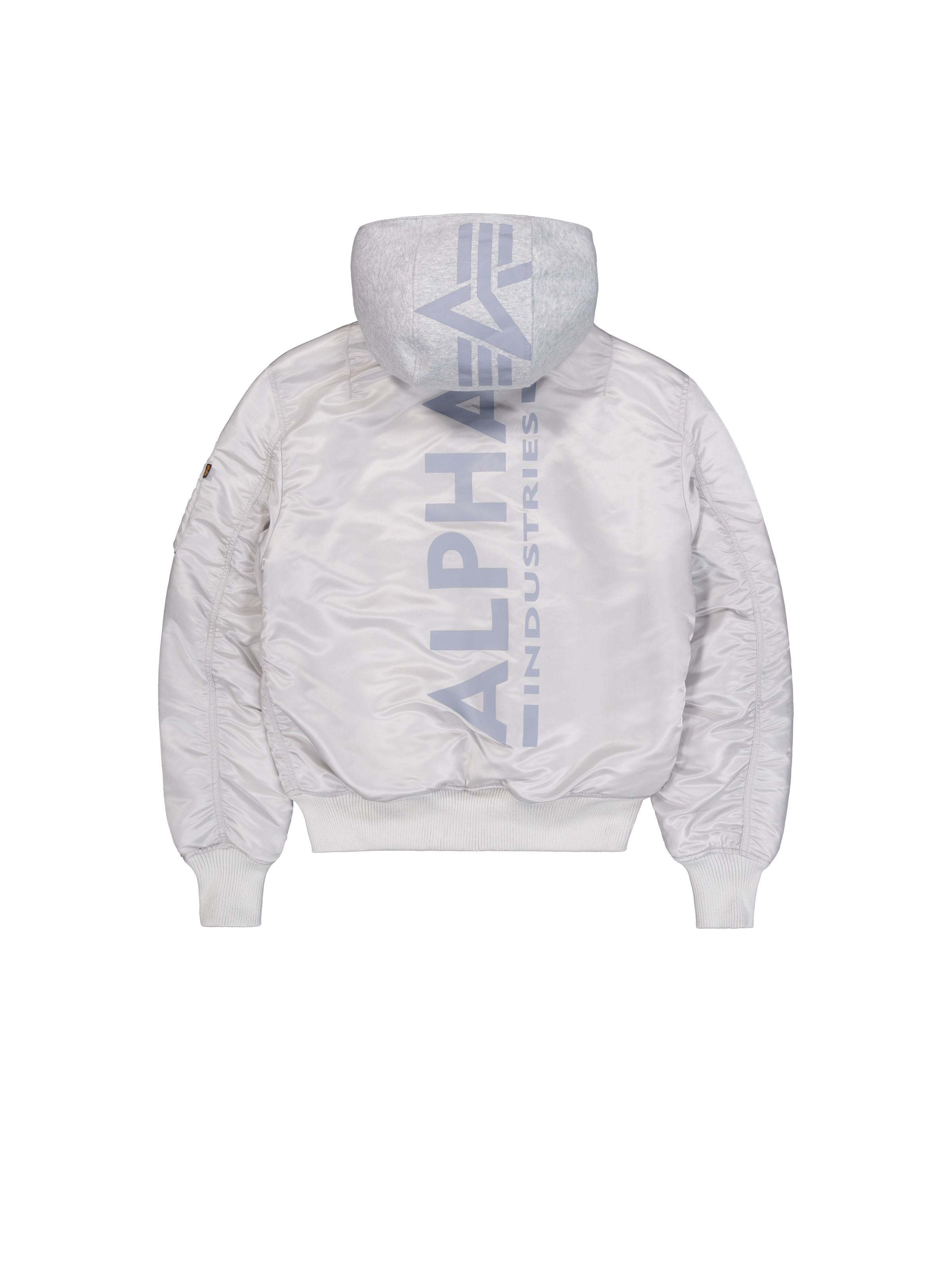 MA-1 Zip Hood Backprint Bomber Jacket pastel grey 128113_666_1_flatlay_00002_163475