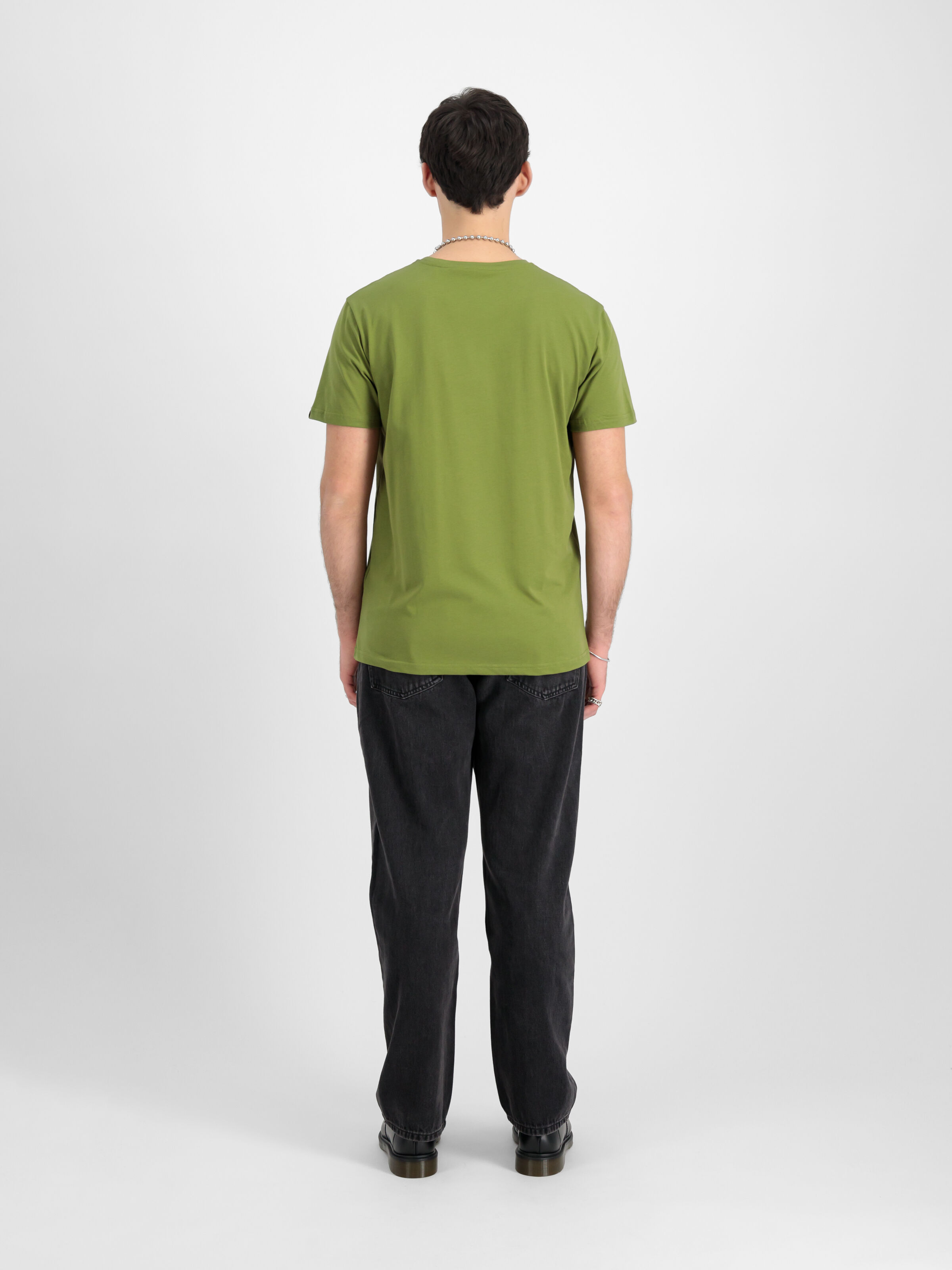 Grunge Logo T-Shirt moss green 146505_714_2_model_00002_182250