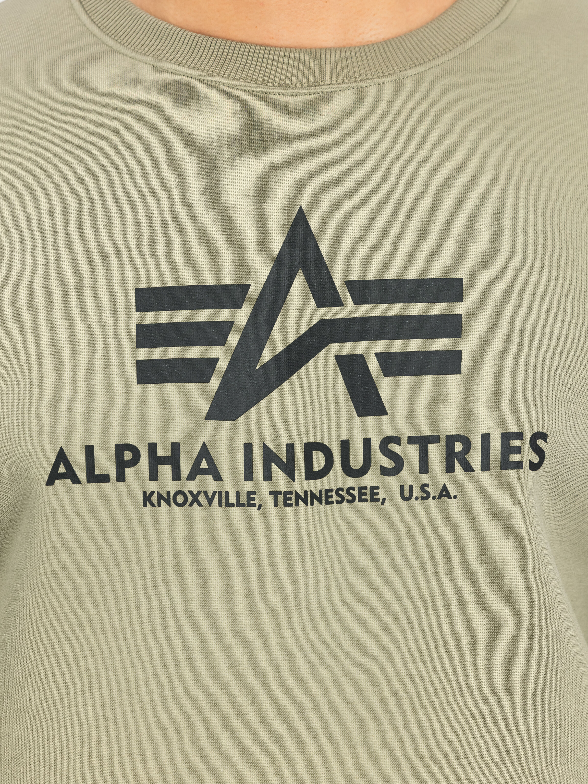 Basic Big Logo Sweatshirt olive 178302_11_3_detail_00001_184969