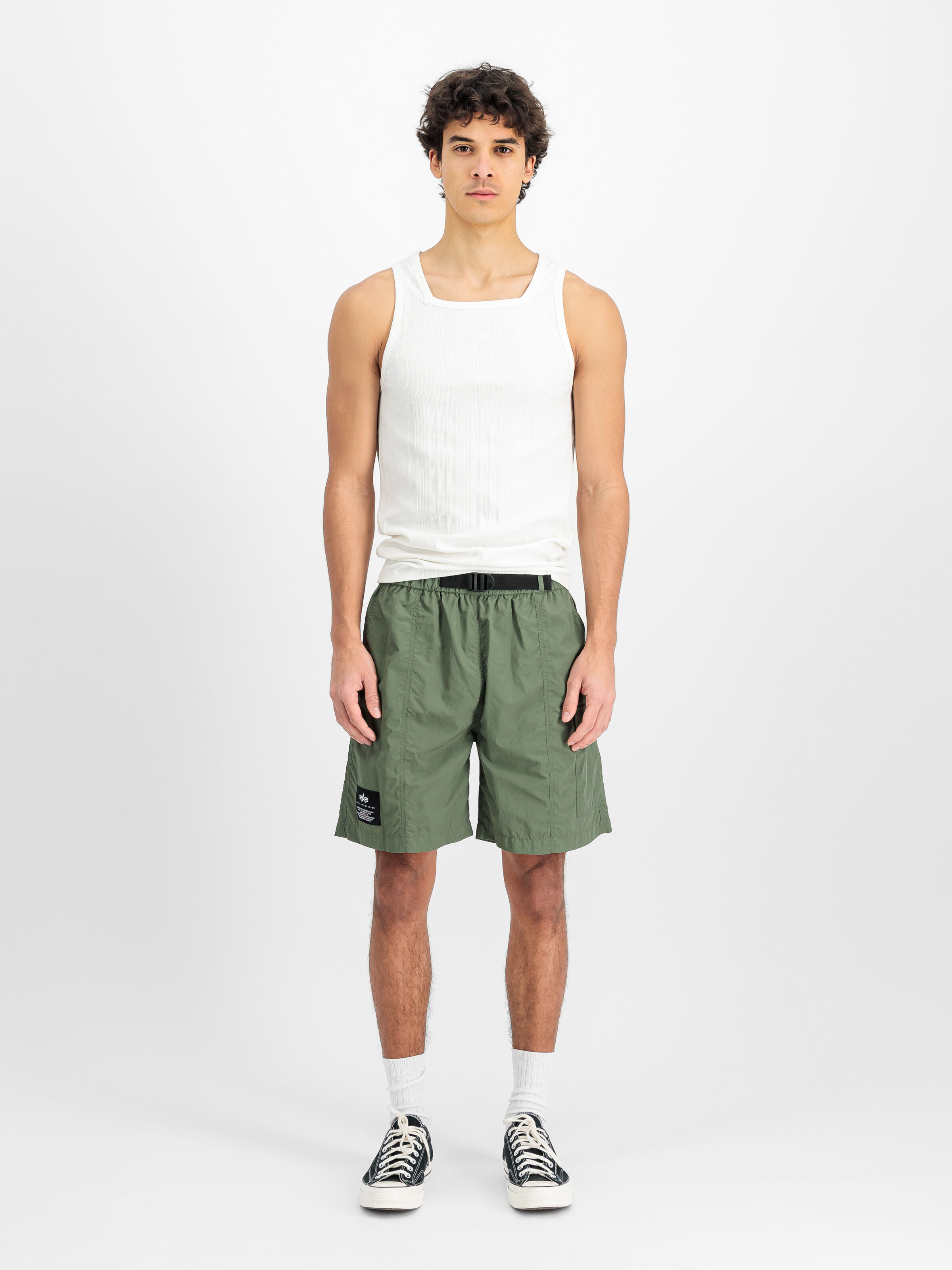 Nylon Cargo Short sage-green 156263_01_2_model_00001_143652