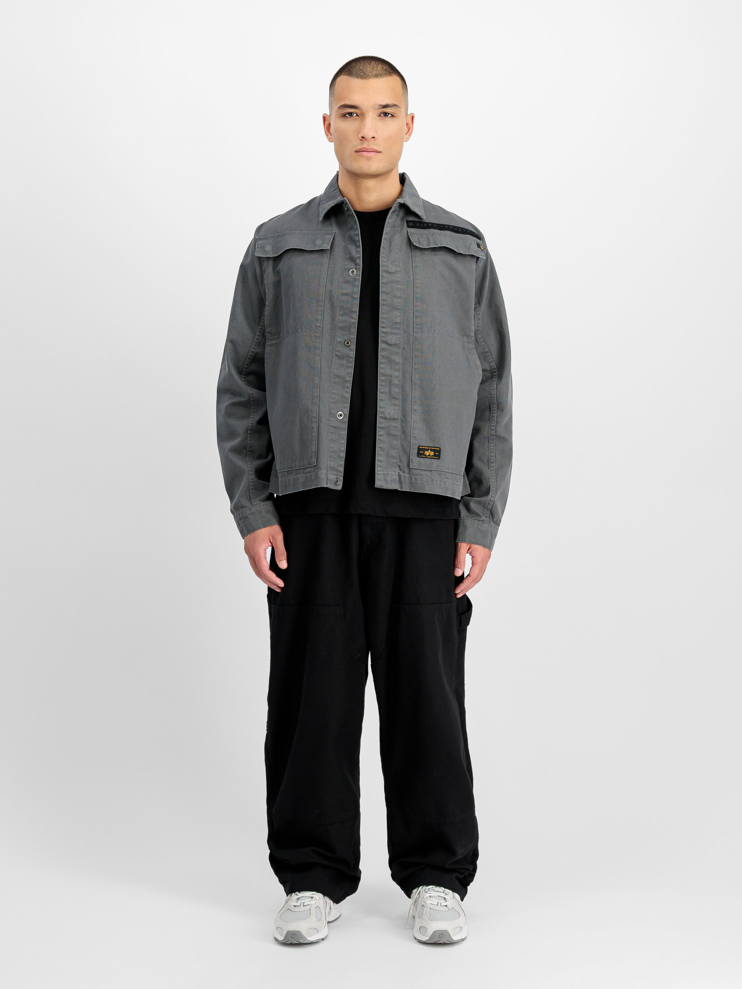 Chore Coat Overshirt vintage grey 266105_684_2_model_00001_213876