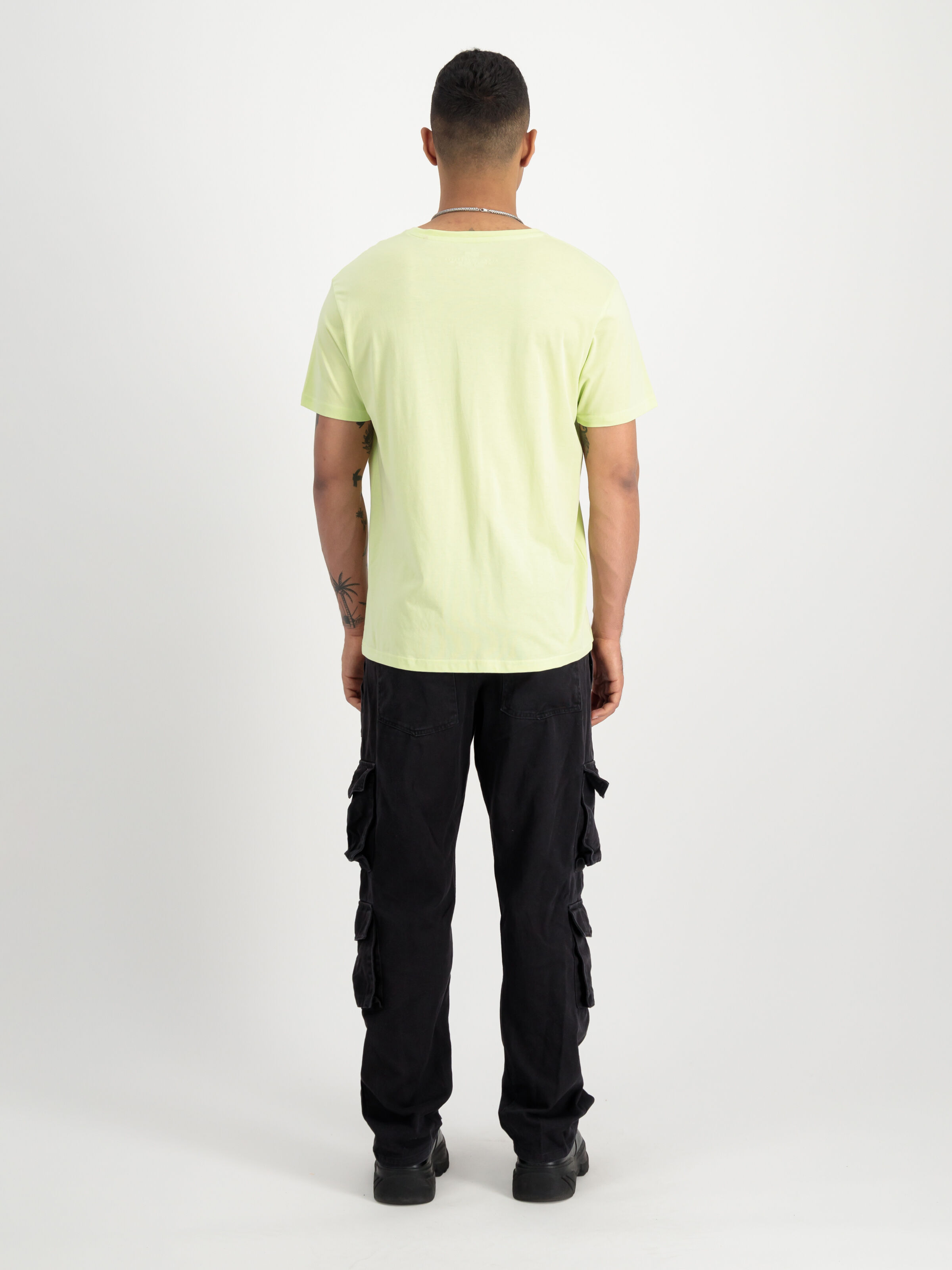 Basic Big Logo Rubber T-Shirt Arctic Lime 100501RB_722_2_model_00002_129281