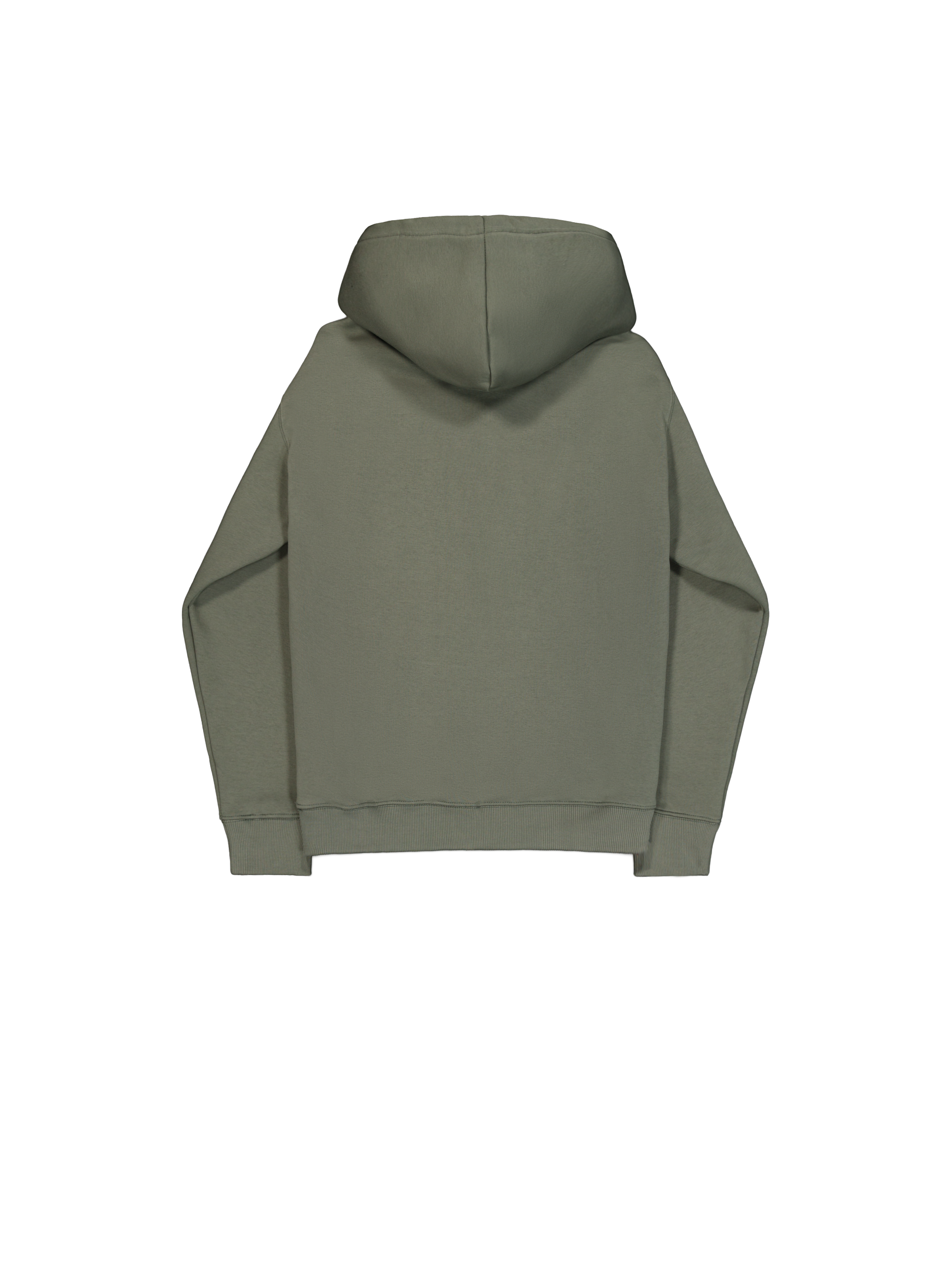 Basic Big Logo Zip Hoodie dark olive 178325_142_1_flatlay_00002_152156