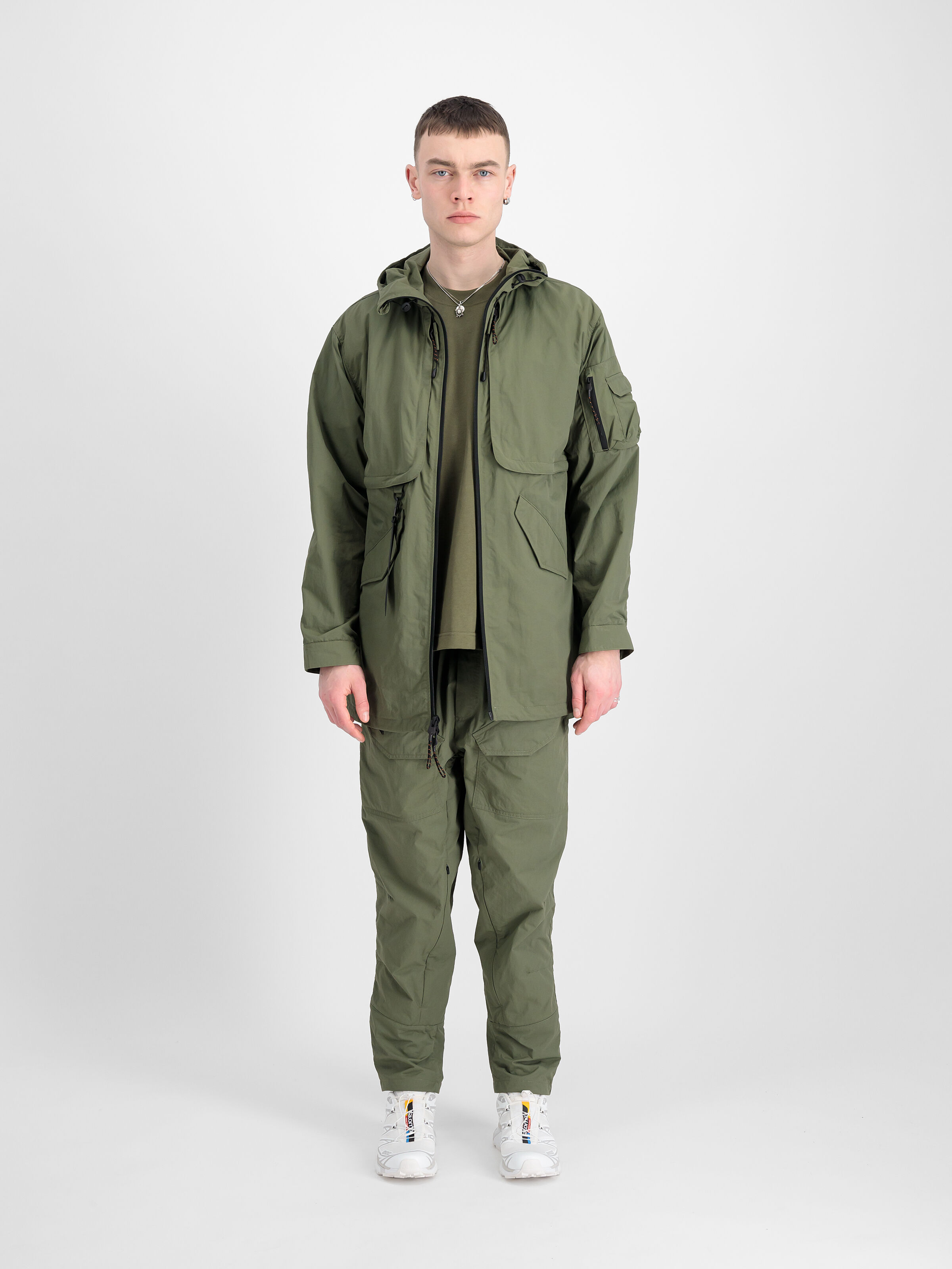 Utility UV Fishtail Jacket sage-green 146117UV_01_2_model_00001_102823