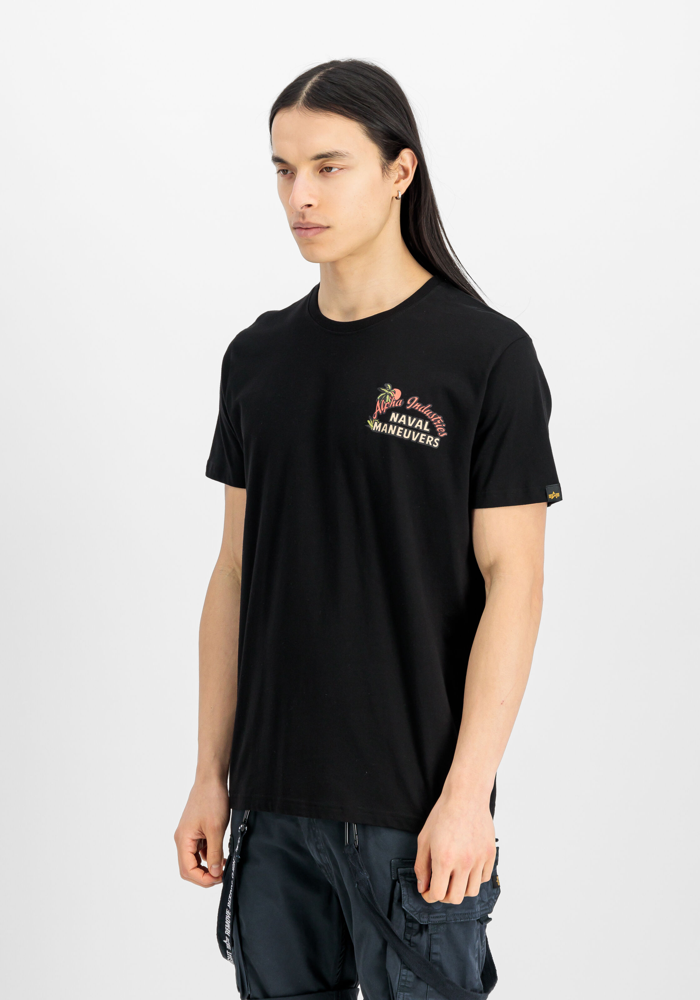 Naval Backprint T-Shirt black 156536_03_2_model_00003_147105