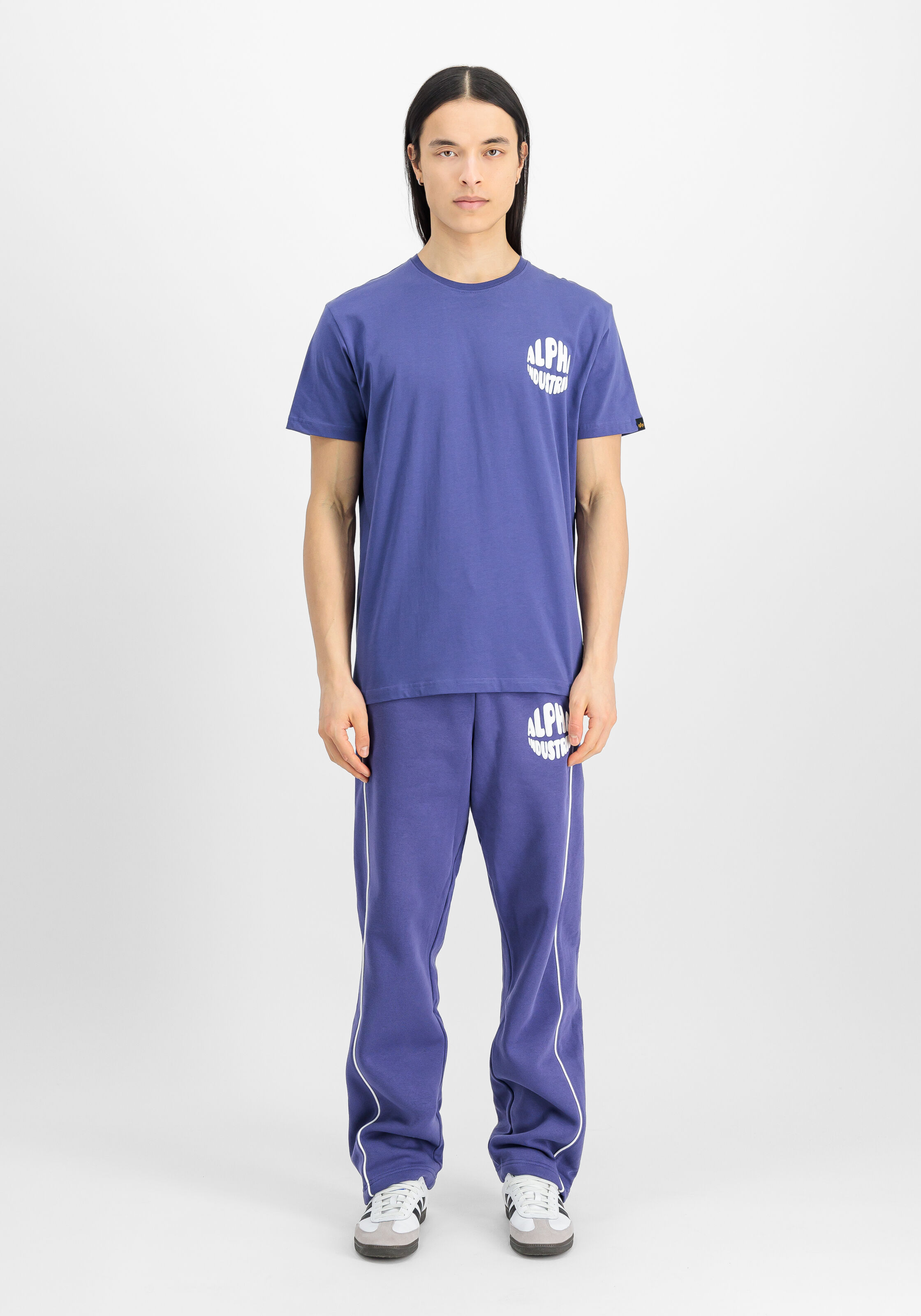 Logo Backprint T-Shirt night purple 156552_735_2_model_00001_146959