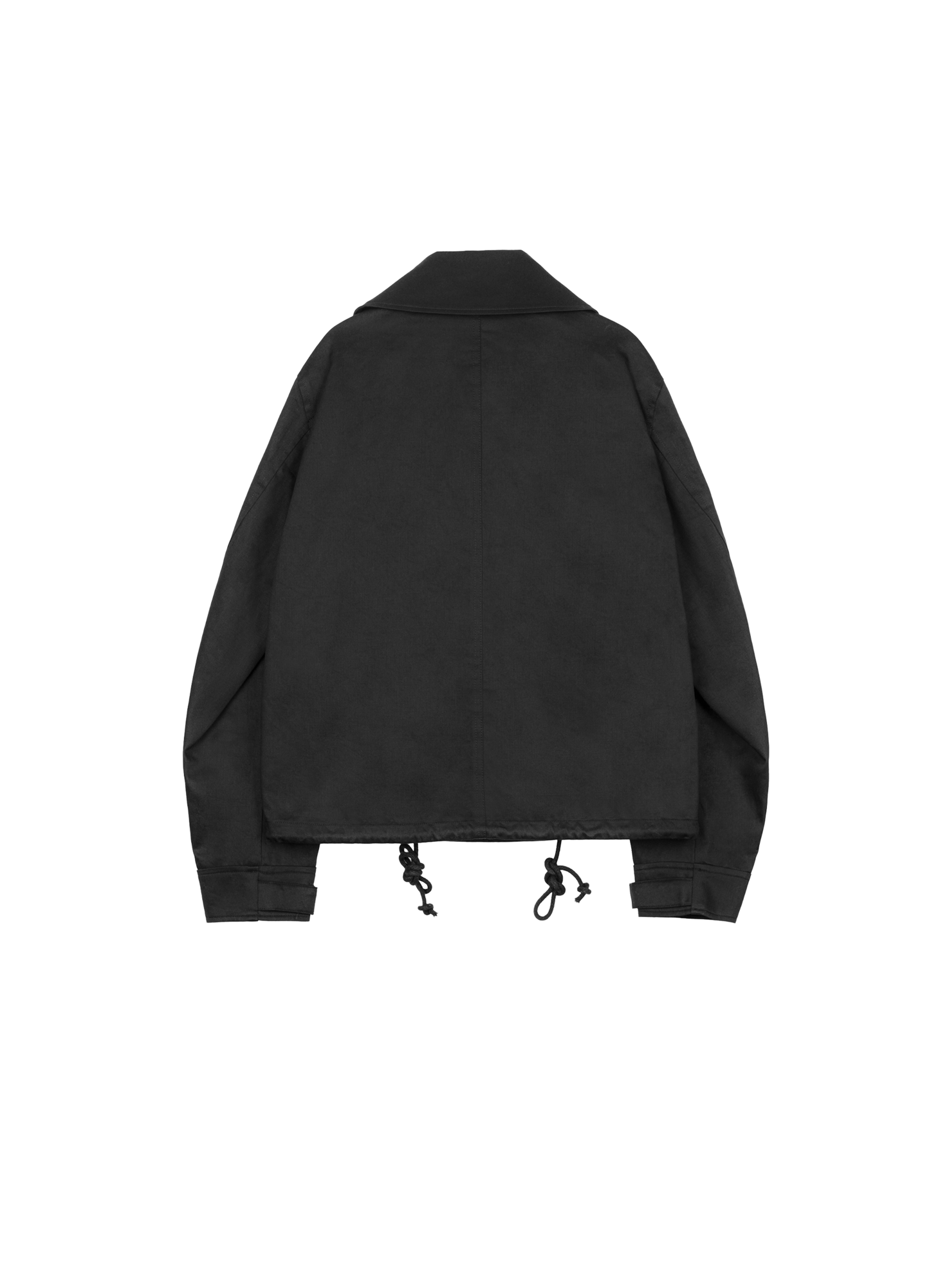 ALPHA x JIYONGKIM Sun-Bleached Wide Collar Field Jacket black 266125_03_1_flatlay_00002_225968