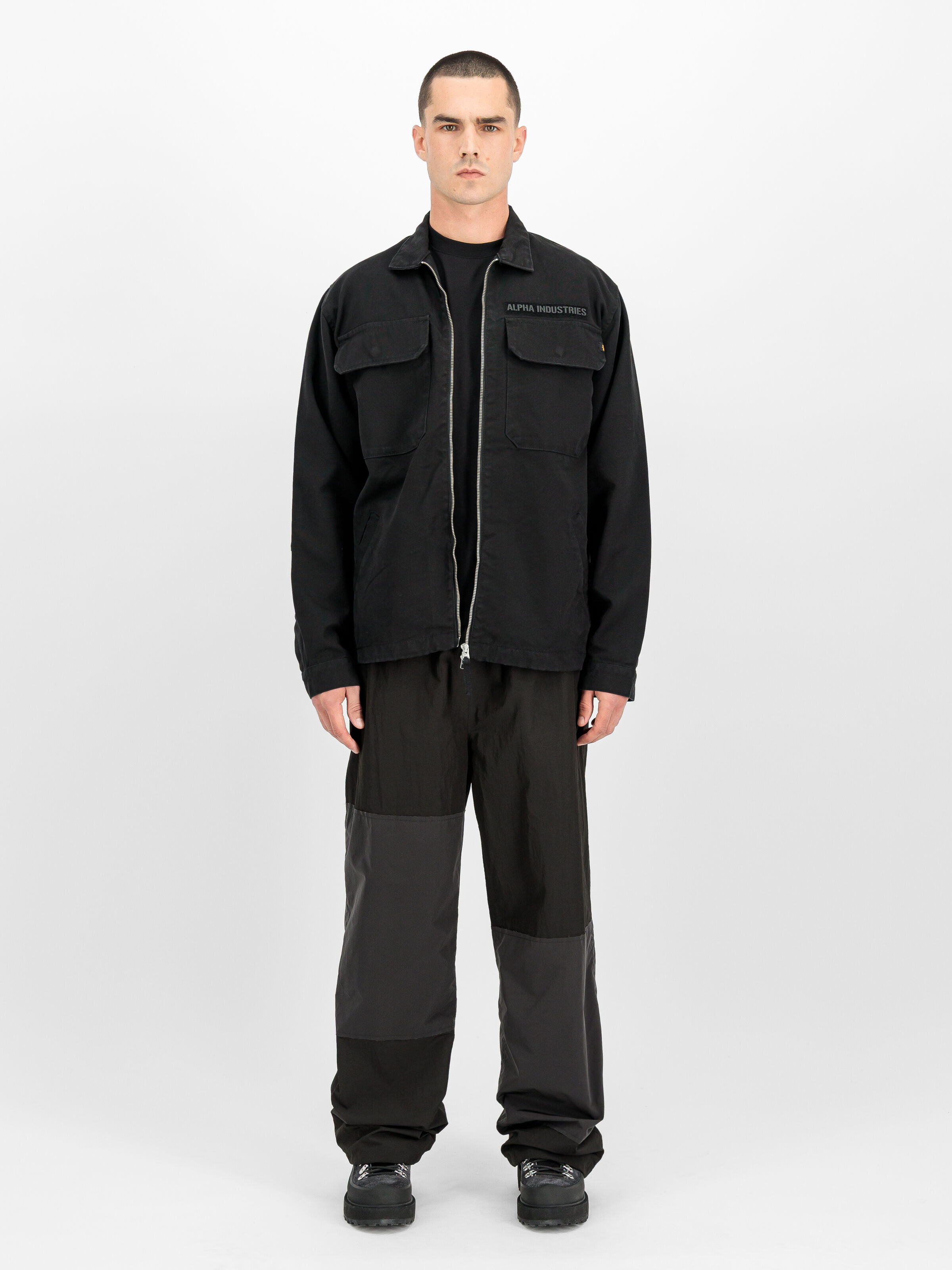 Canvas Overshirt black 268144_03_2_model_00001_246014
