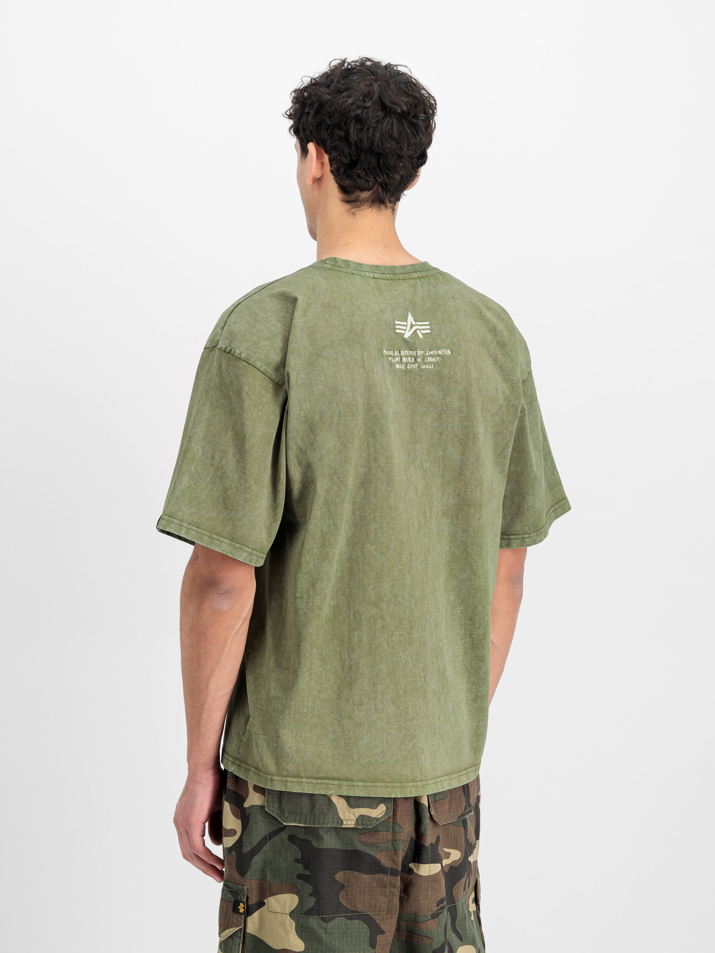 Acid Logo T-Shirt moss green 258519_714_2_model_00003_162608